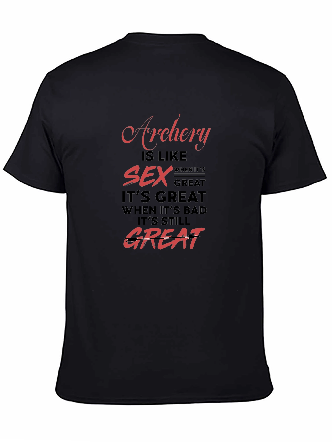 Archery & Sex Funny Graphic T-Shirt