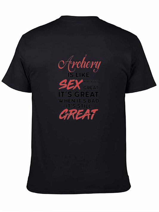 Archery & Sex Funny Graphic T-Shirt