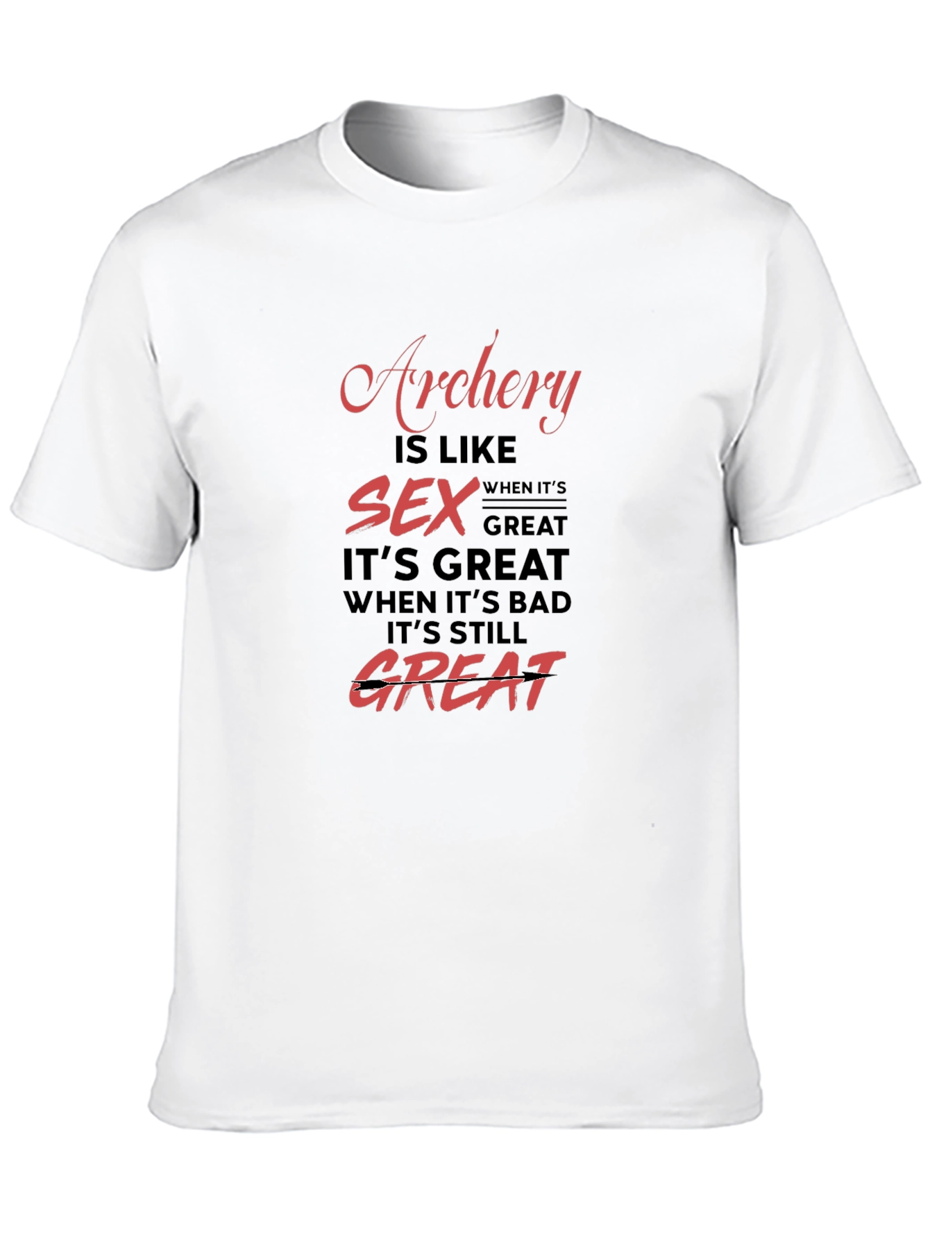 Archery & Sex Funny Graphic T-Shirt