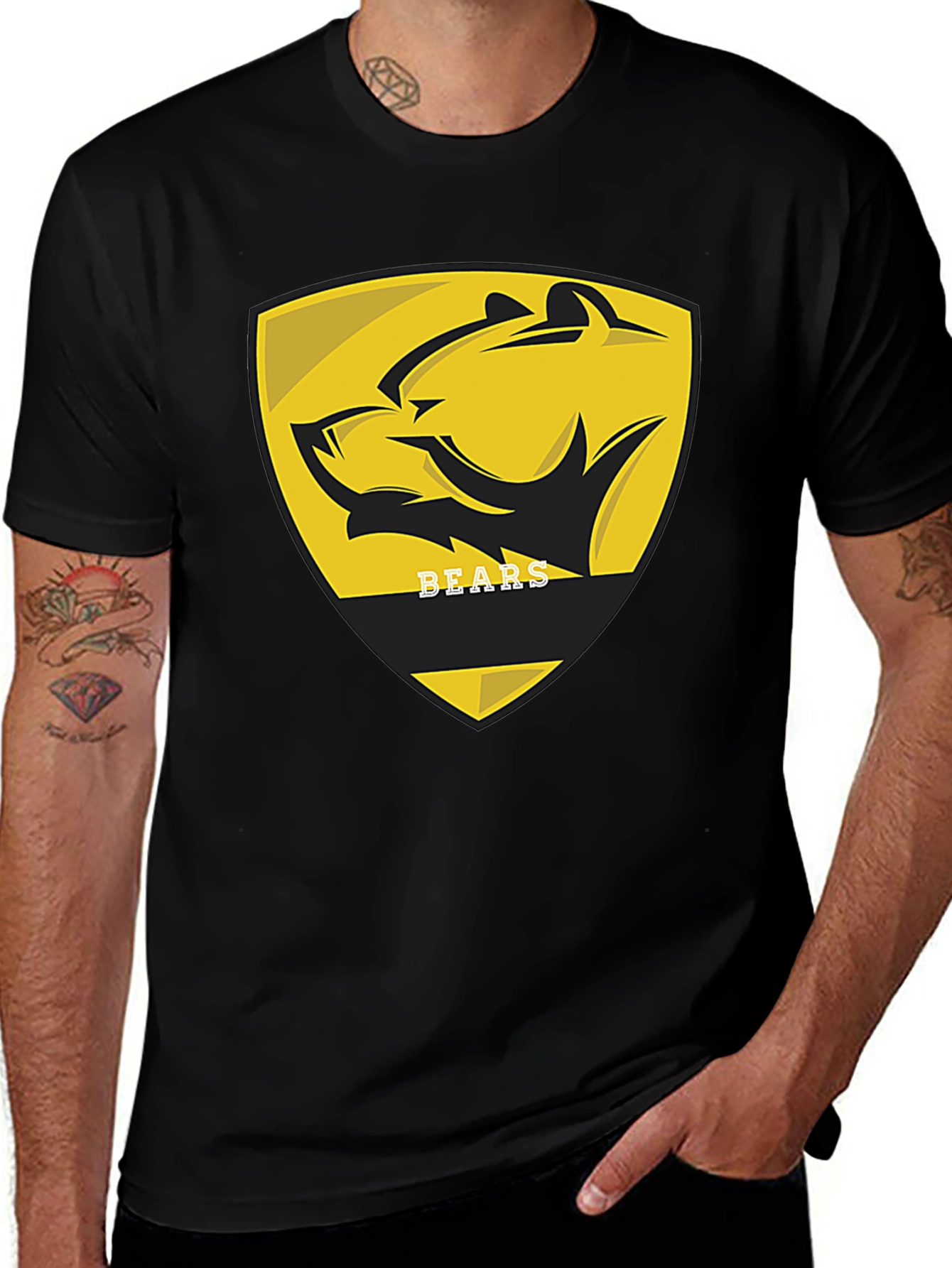 Black Bears Graphic Tee - Mens Short Sleeve