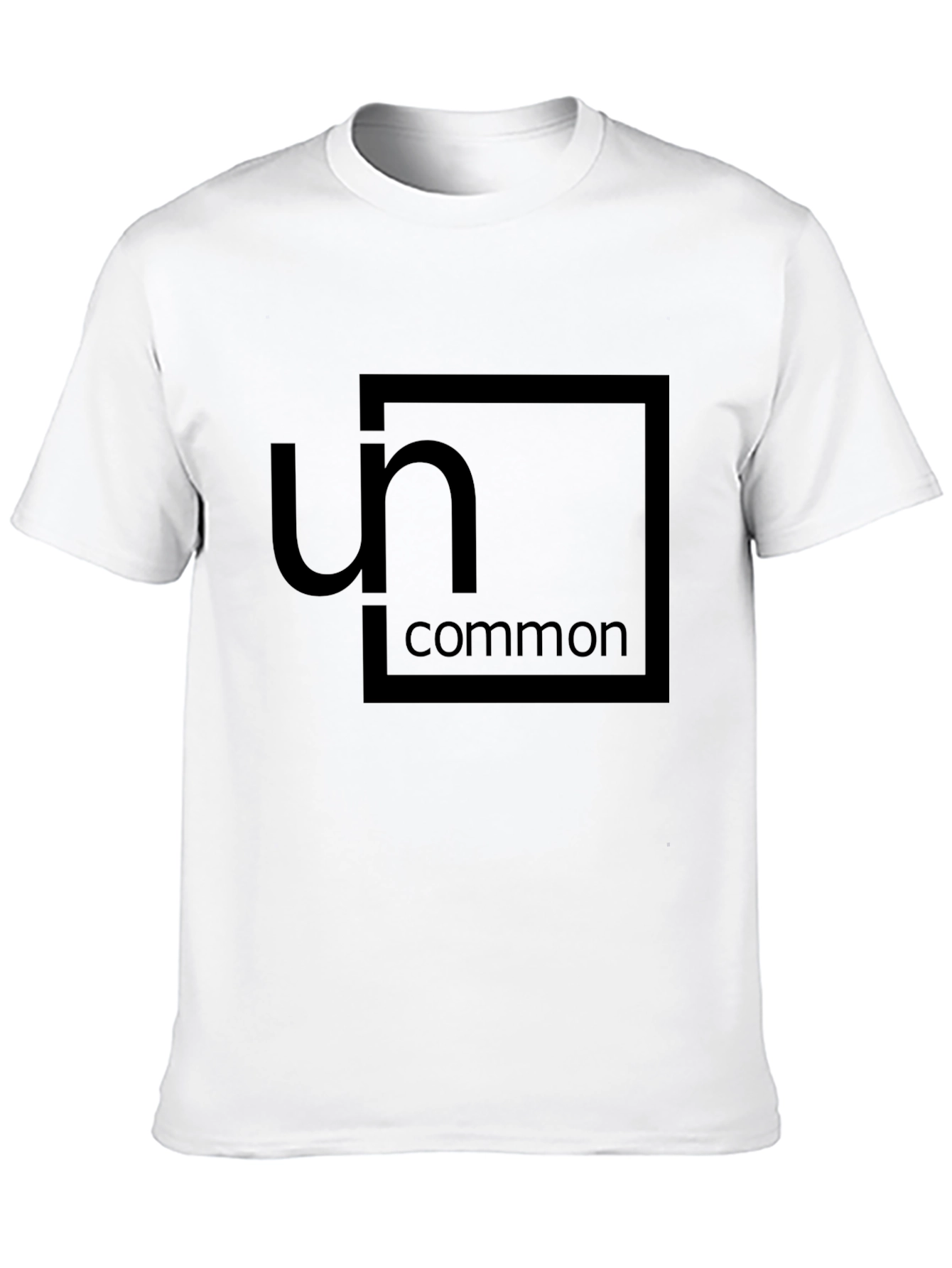Uncommon Graphic Tee - Mens Black T-Shirt