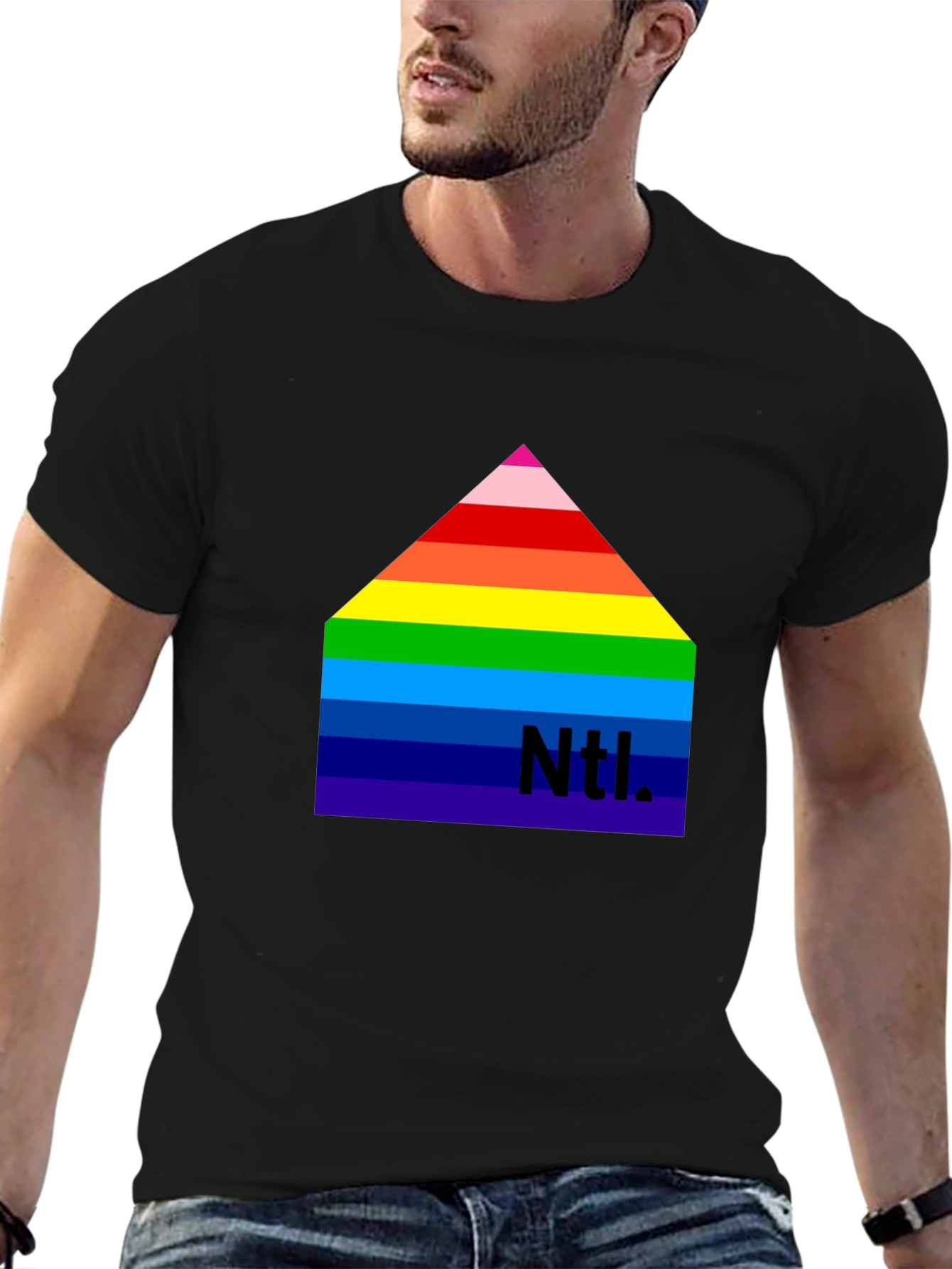 Rainbow Ntl. Graphic Black Tee