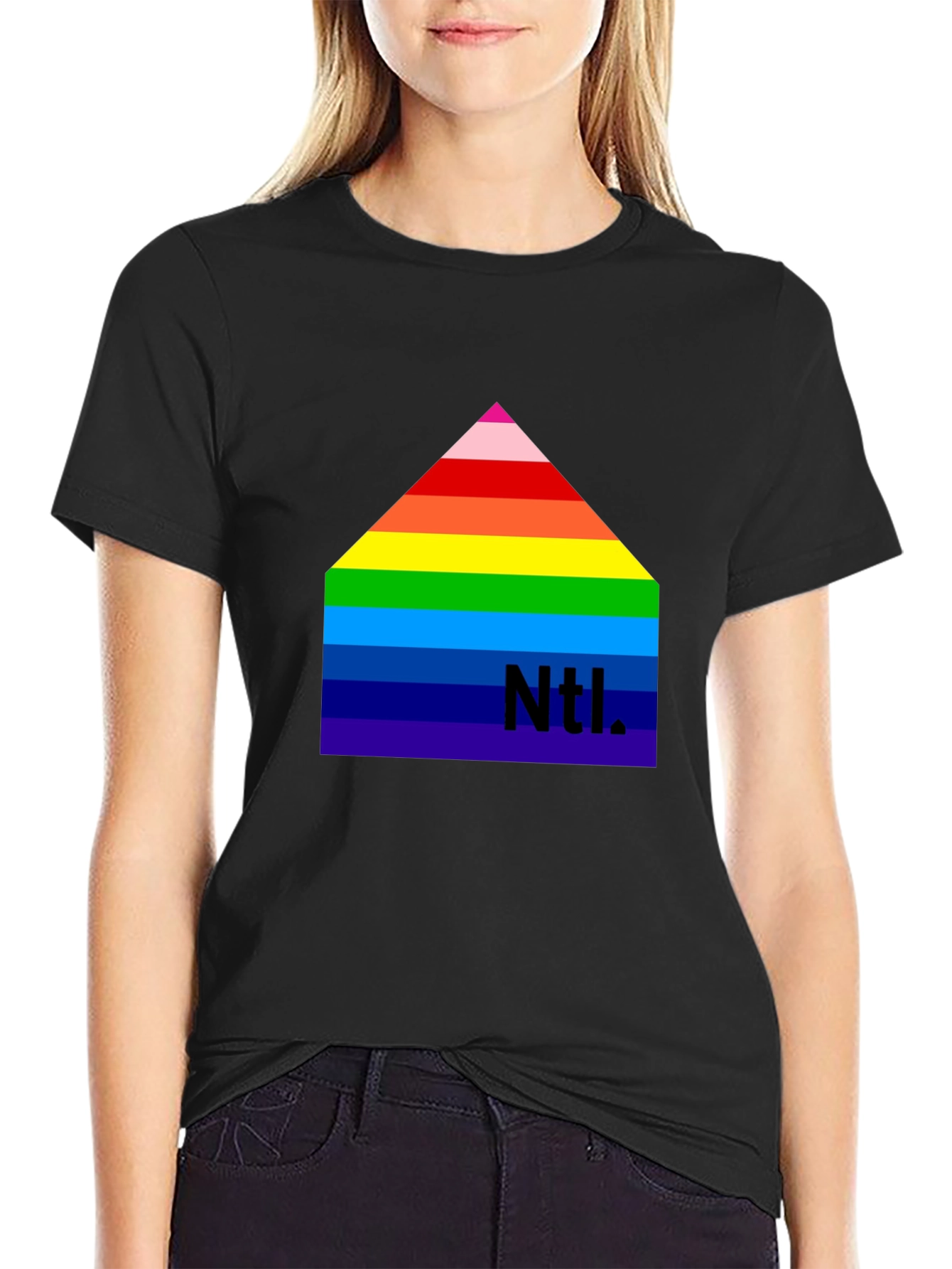 Rainbow Ntl. Graphic Black Tee