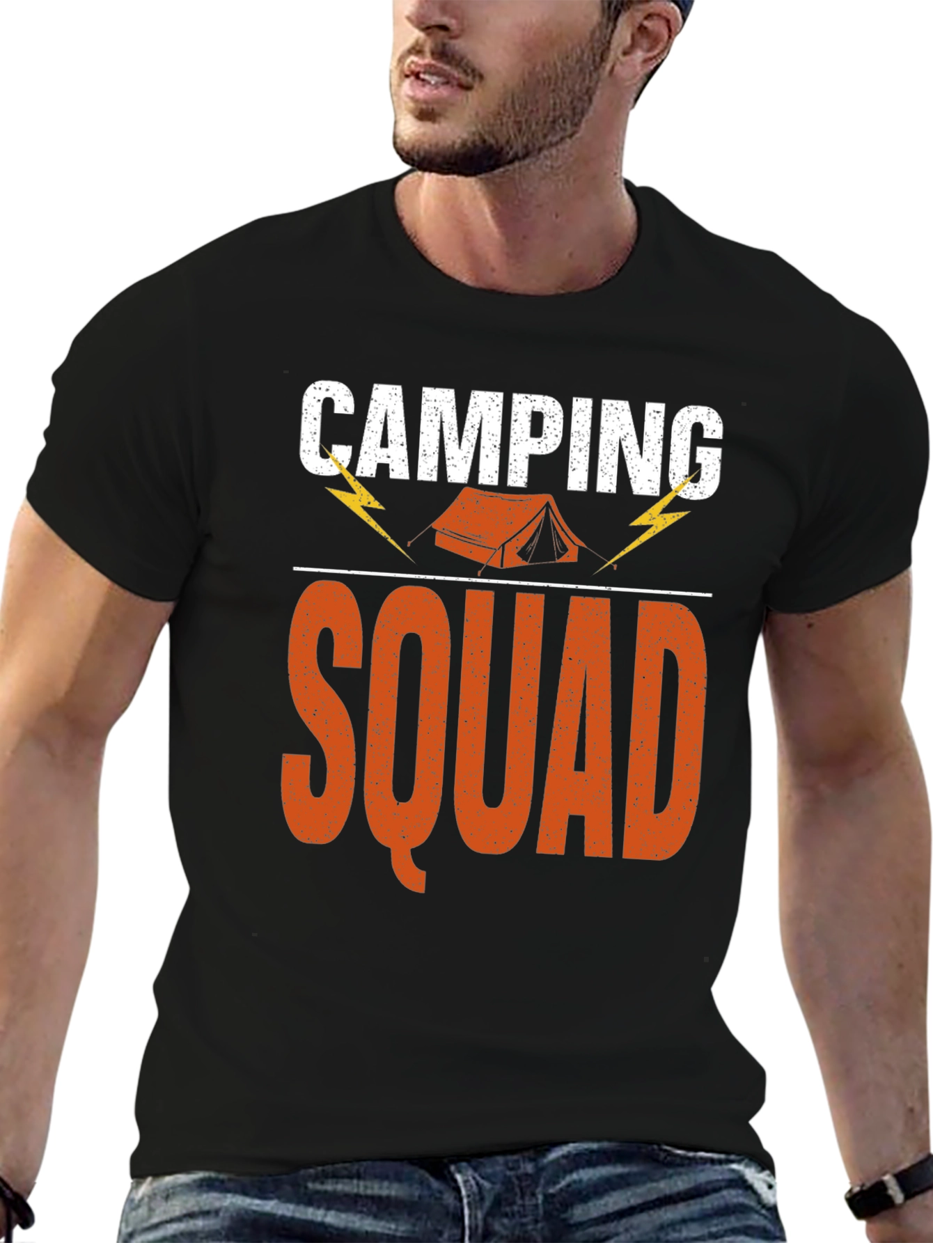 Camping Squad Graphic T-Shirt