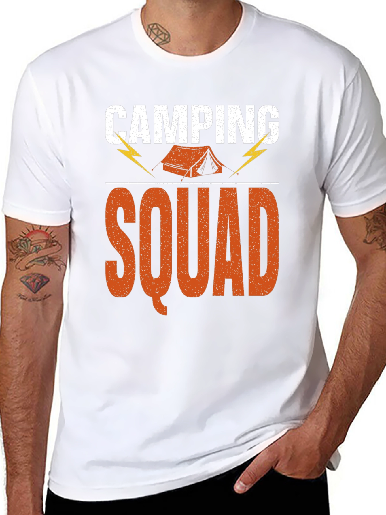 Camping Squad Graphic T-Shirt