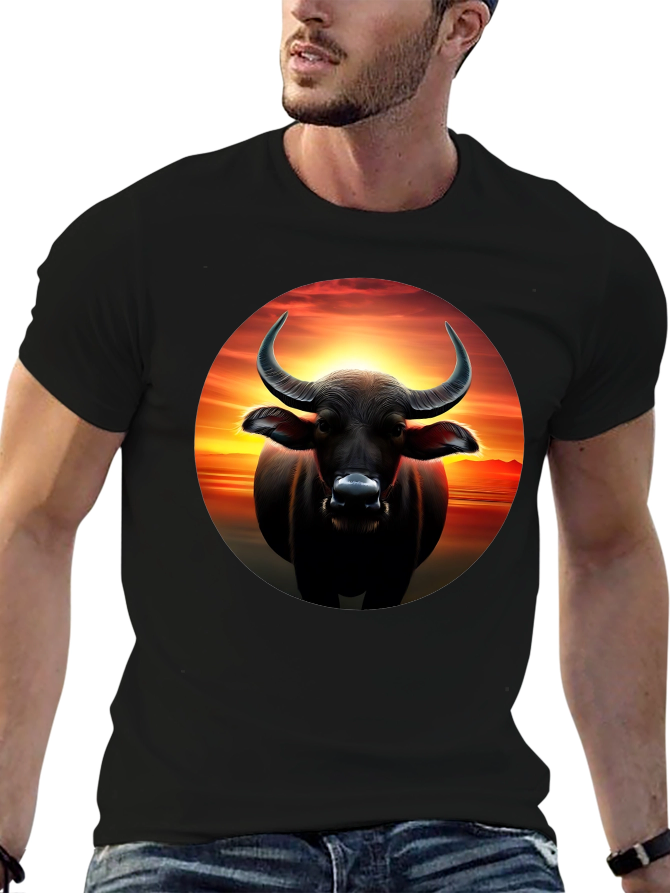 Buffalo Sunset Graphic Tee