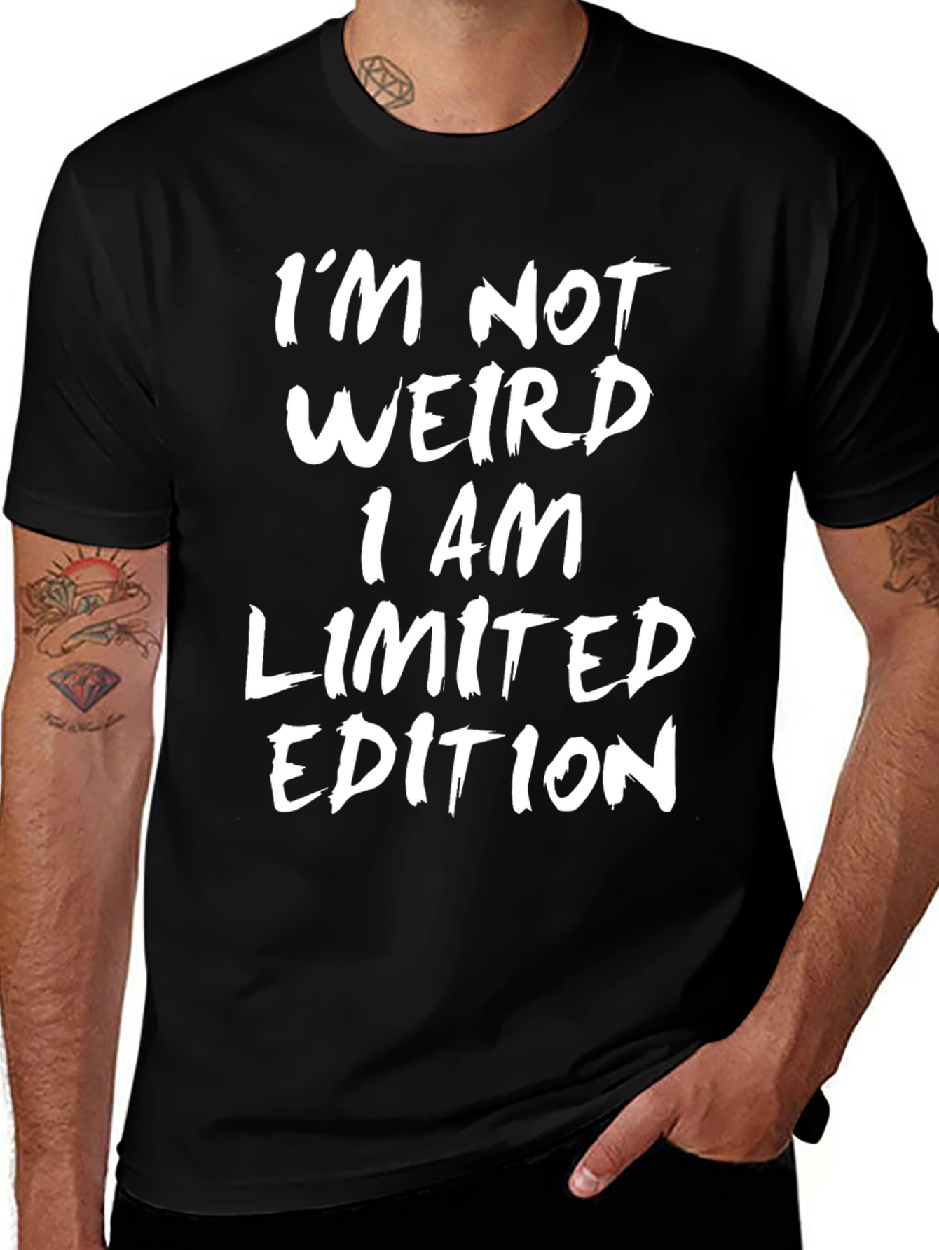 Limited Edition Graphic Tee - Black Cotton