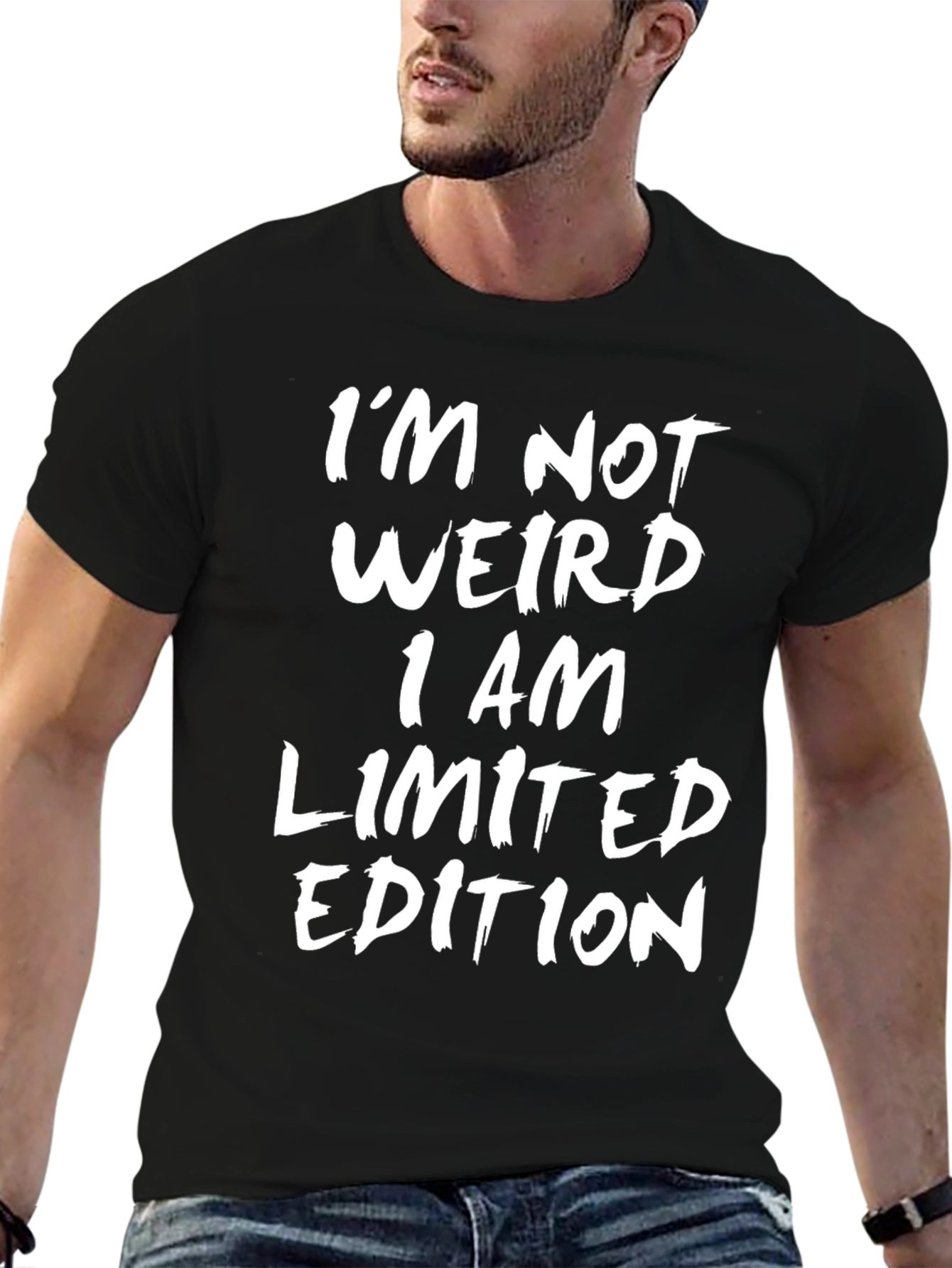 Limited Edition Graphic Tee - Black Cotton