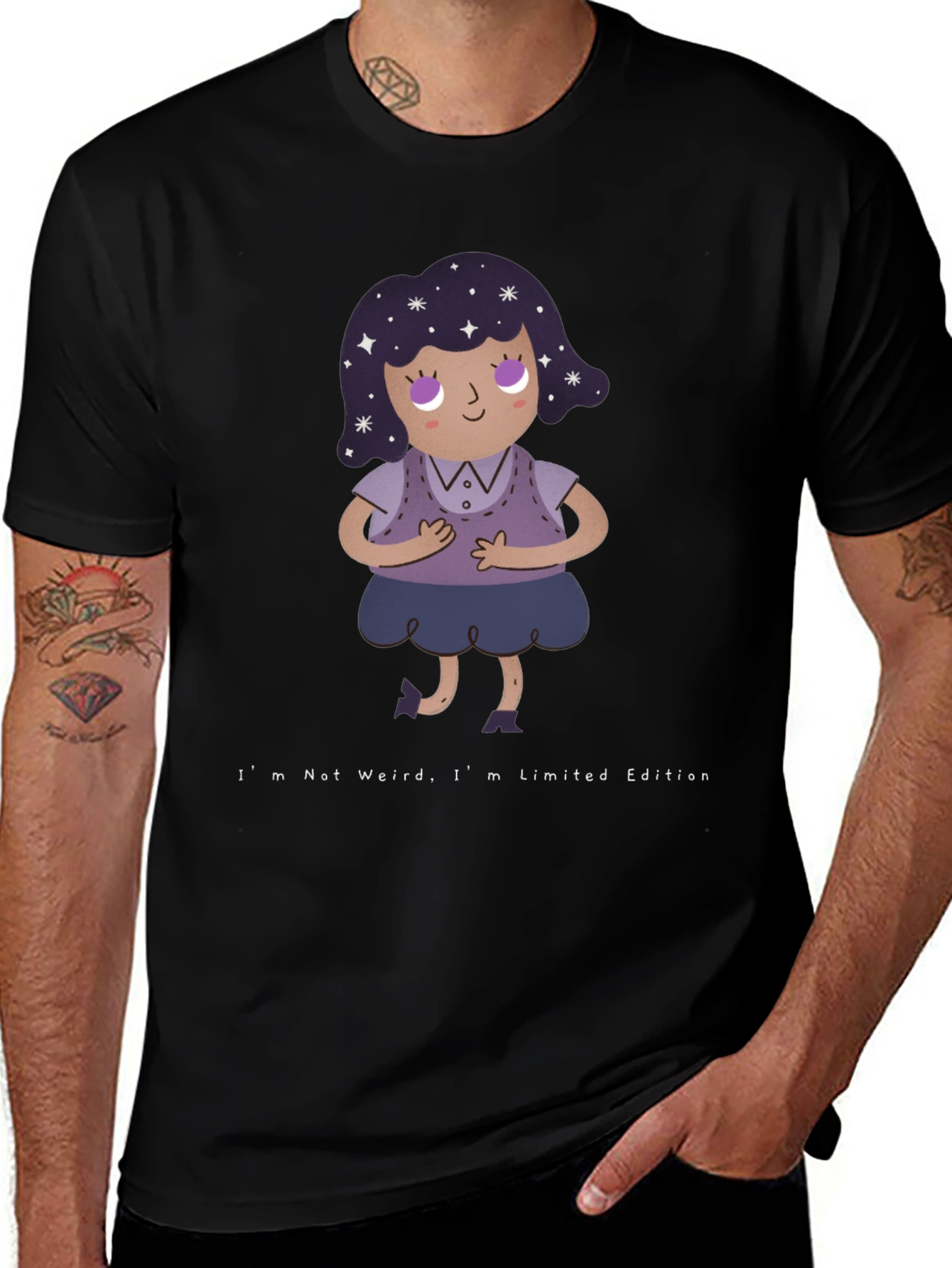 Quirky Not Weird Limited Edition Black T-Shirt