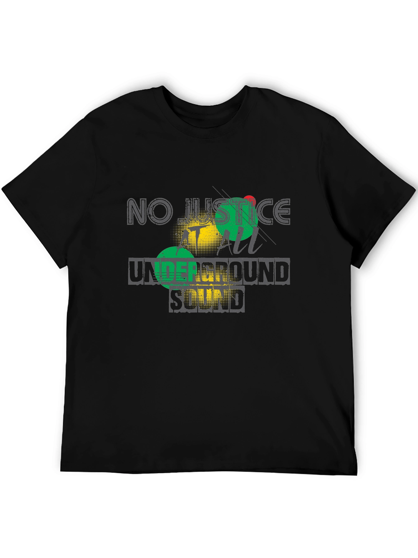 No Justice Underground Sound Graphic Tee