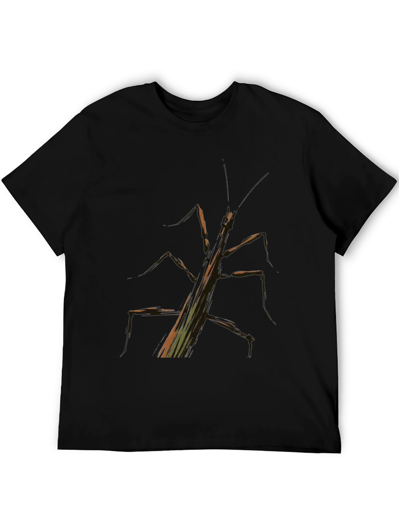 Stick Bug Graphic Tee - Black