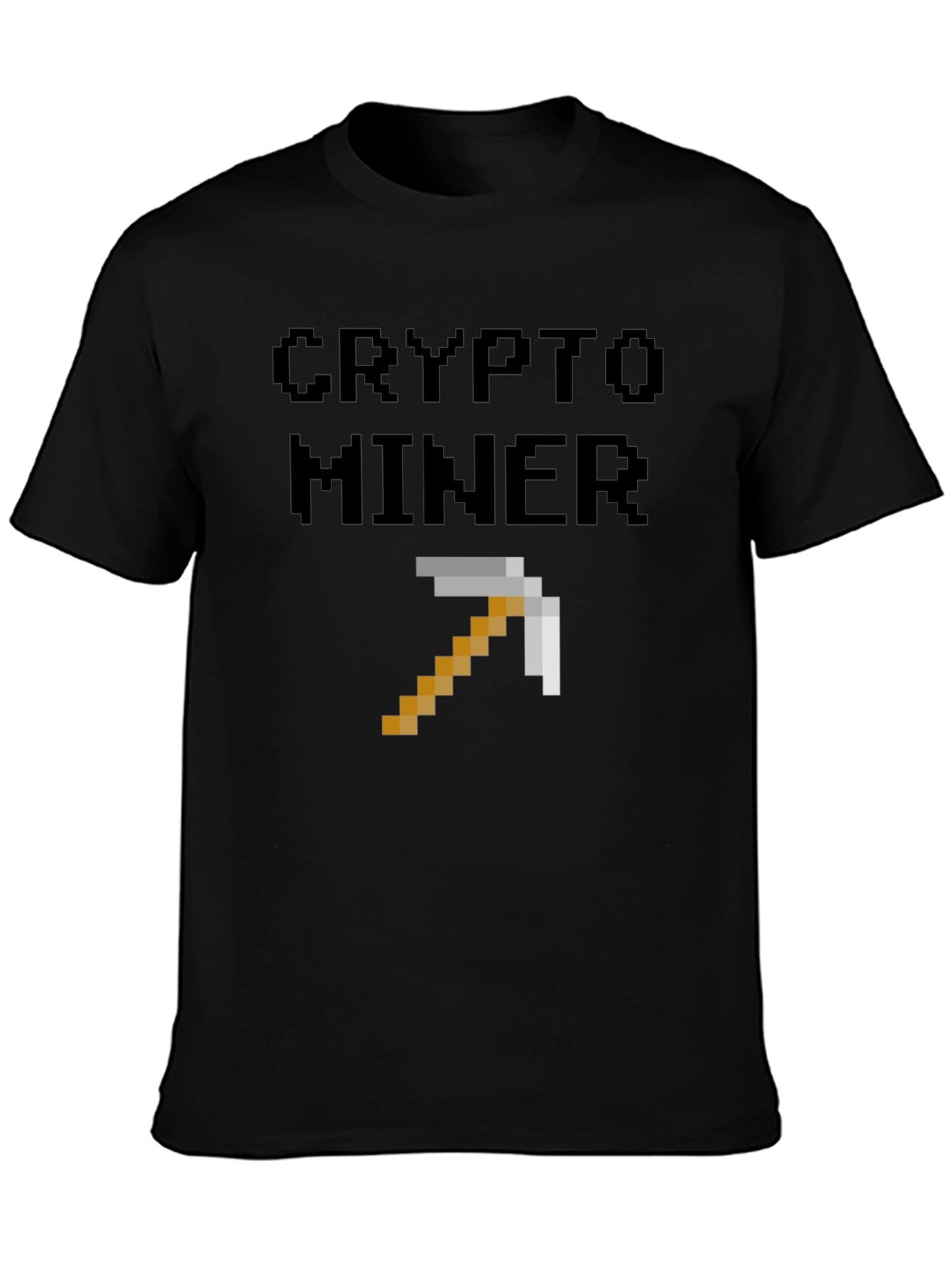 Crypto Miner Pixel Art T-Shirt