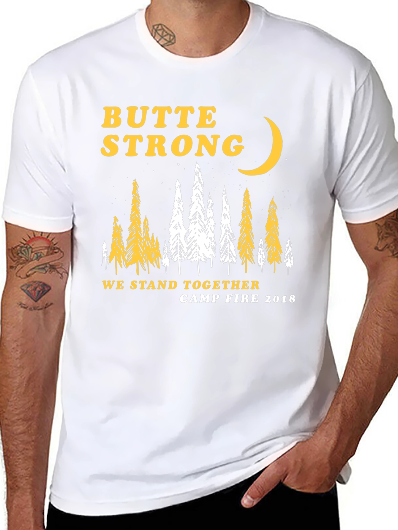 Butte Strong Camp Fire 2018 T-Shirt