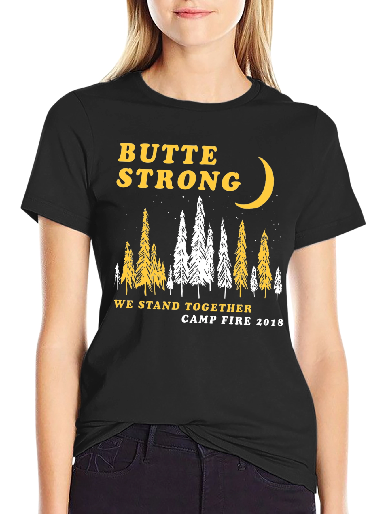 Butte Strong Camp Fire 2018 T-Shirt