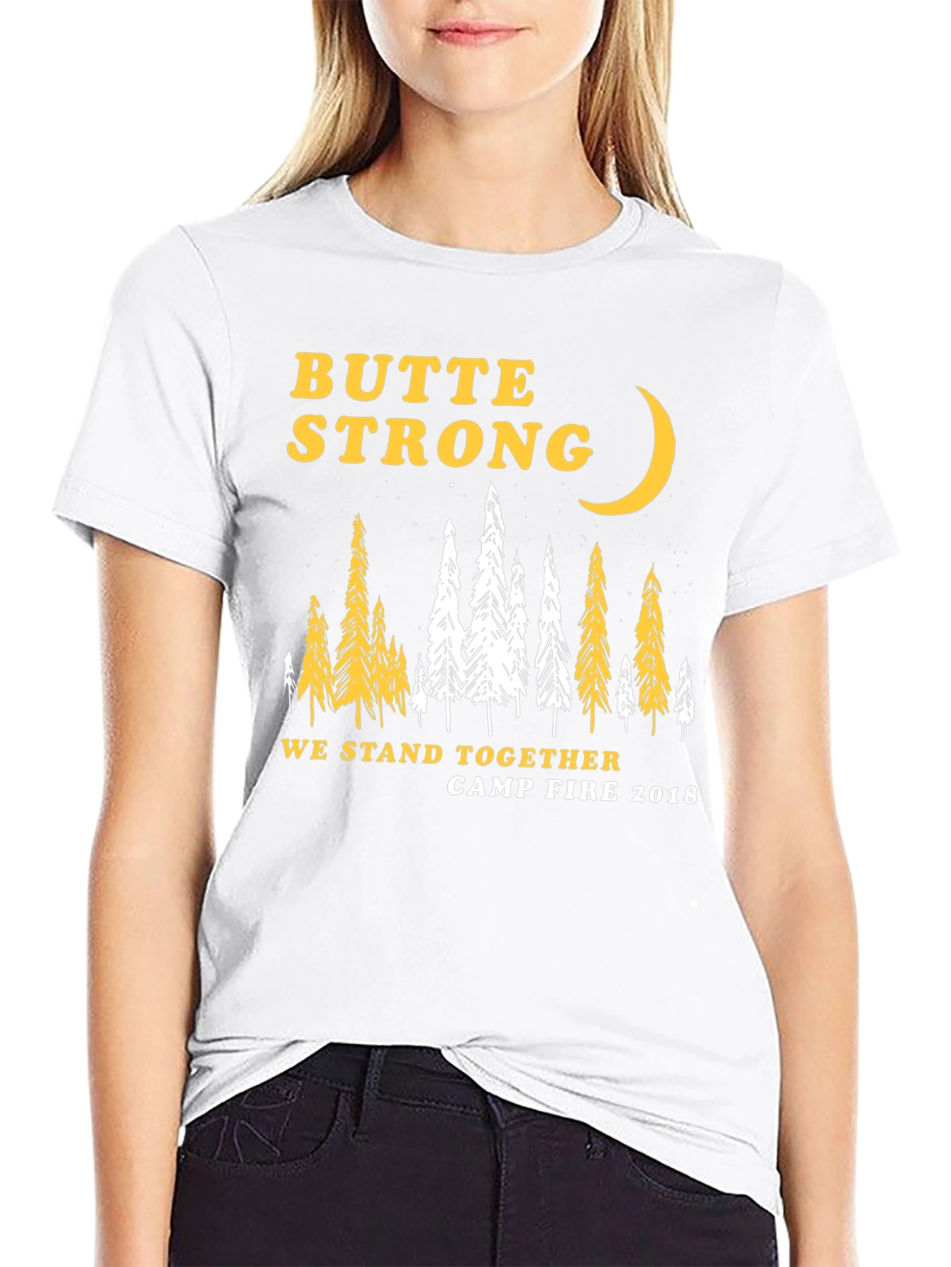 Butte Strong Camp Fire 2018 T-Shirt