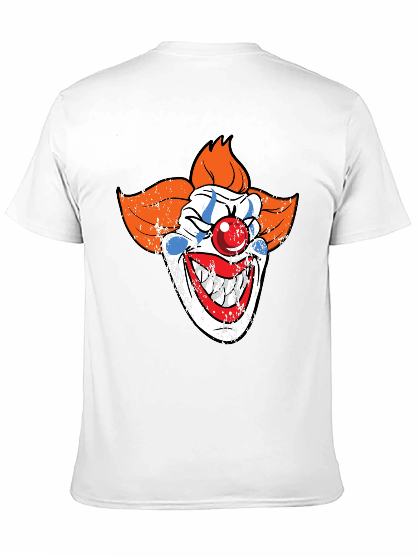 Scary Clown Graphic Tee - Mens Black T-Shirt