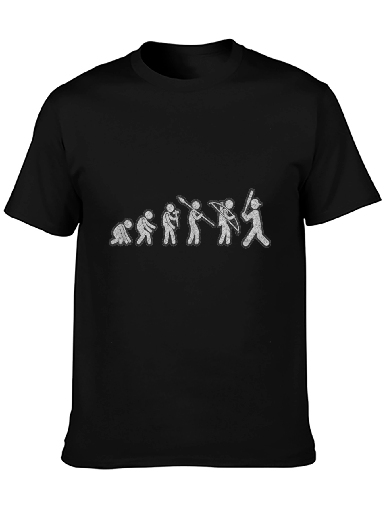Evolution of Baseball T-Shirt