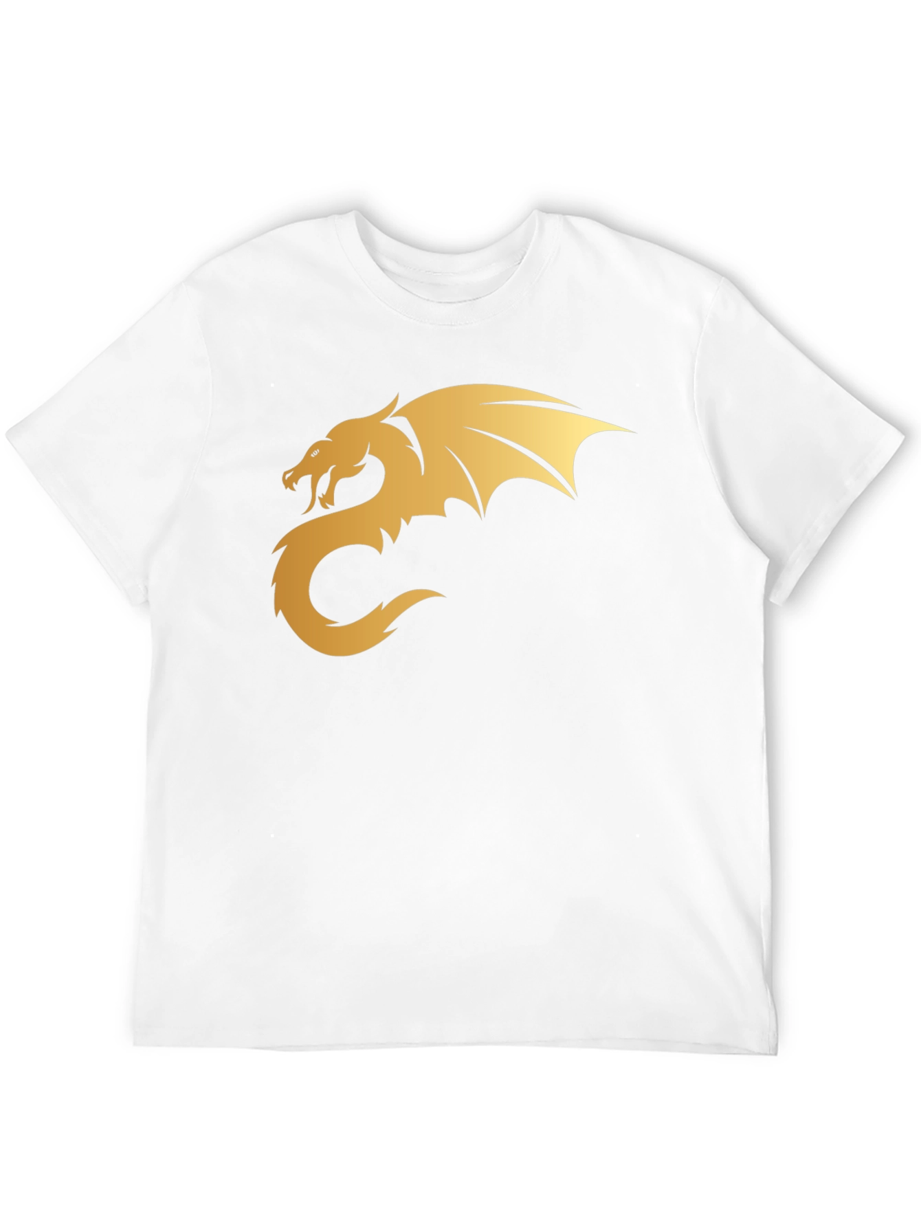 Golden Dragon Graphic Tee - Black T-Shirt