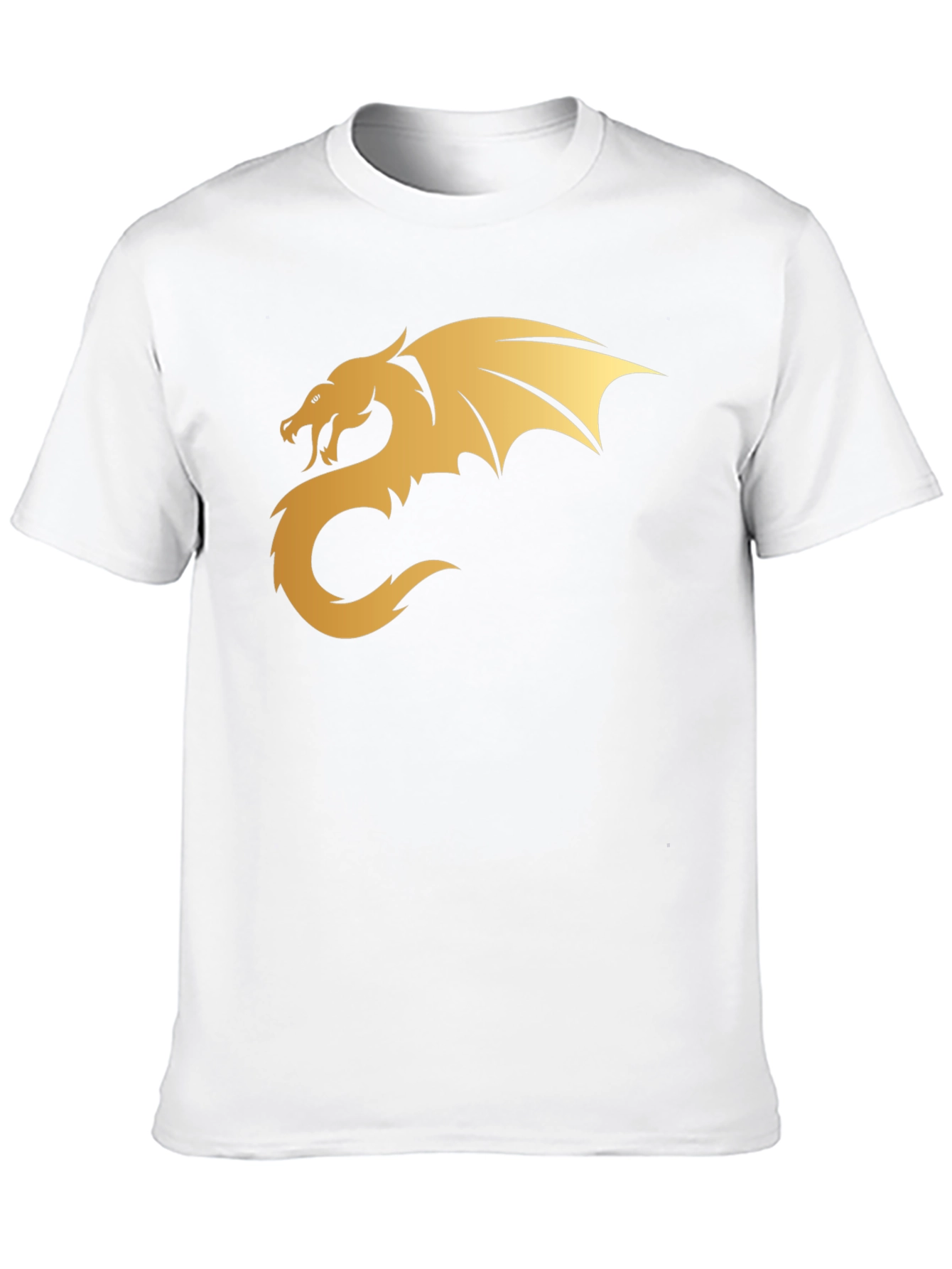 Golden Dragon Graphic Tee - Black T-Shirt