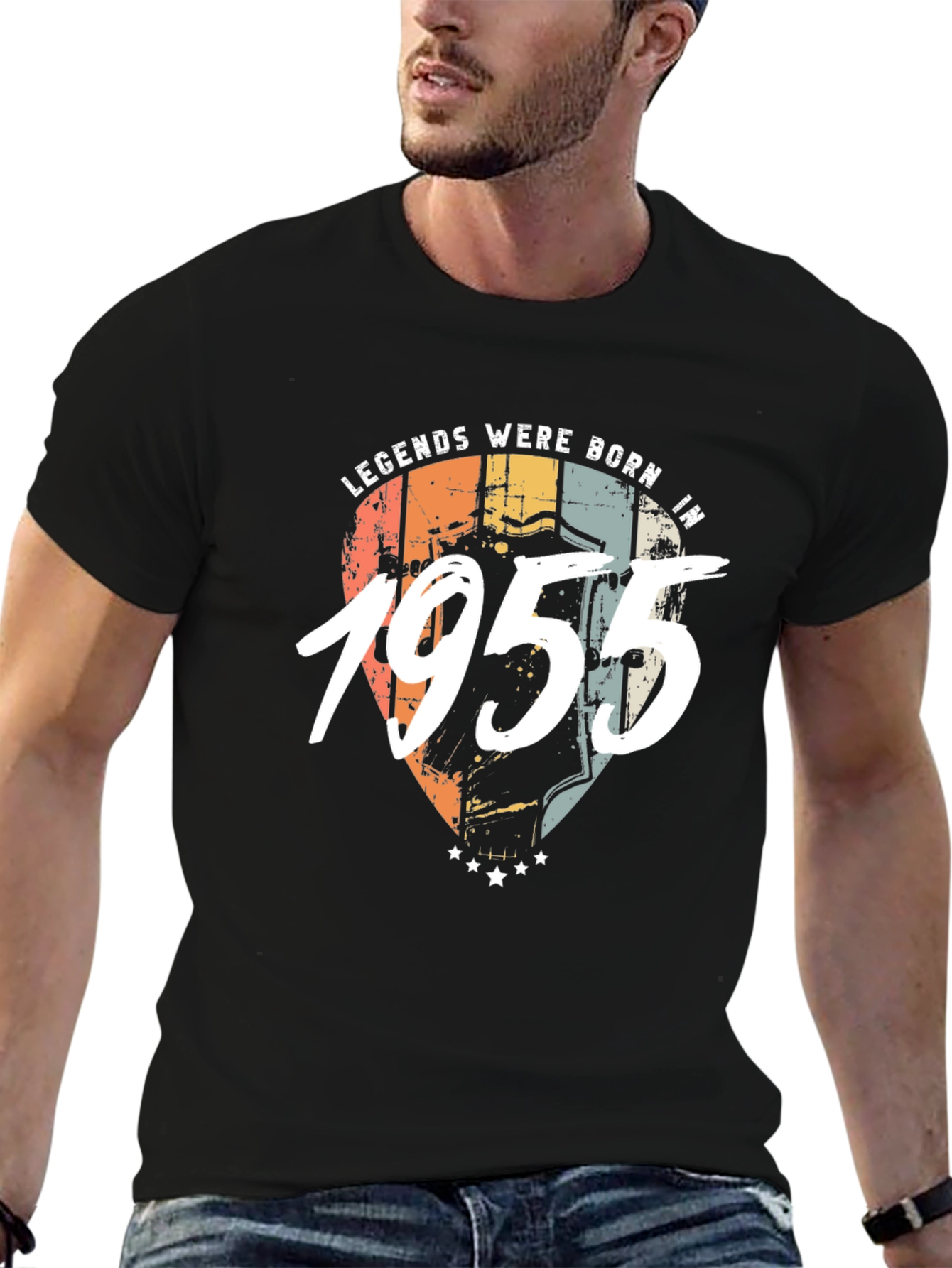 Legends Born in 1955 Retro Style Graphic Tee