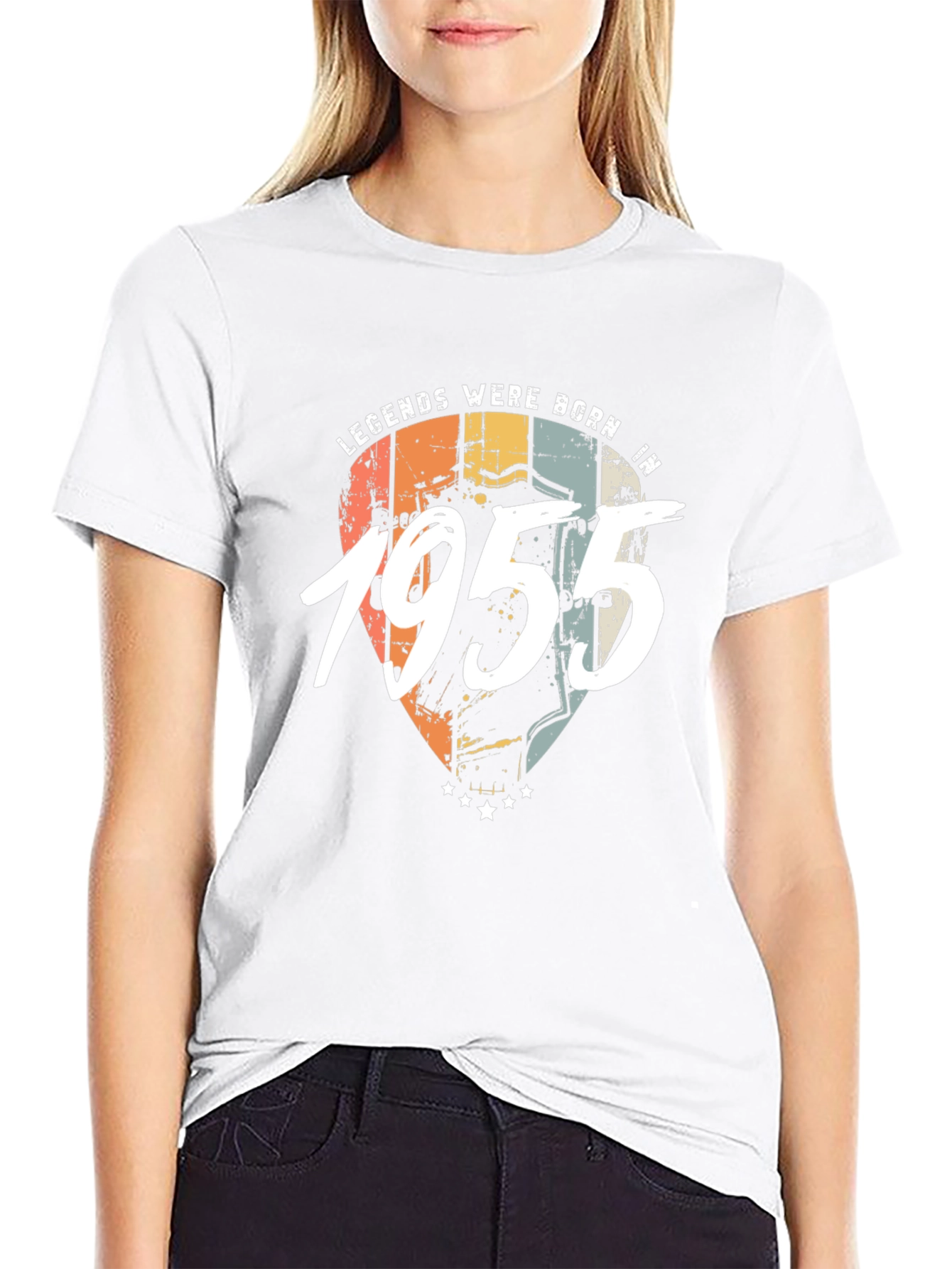 Legends Born in 1955 Retro Style Graphic Tee