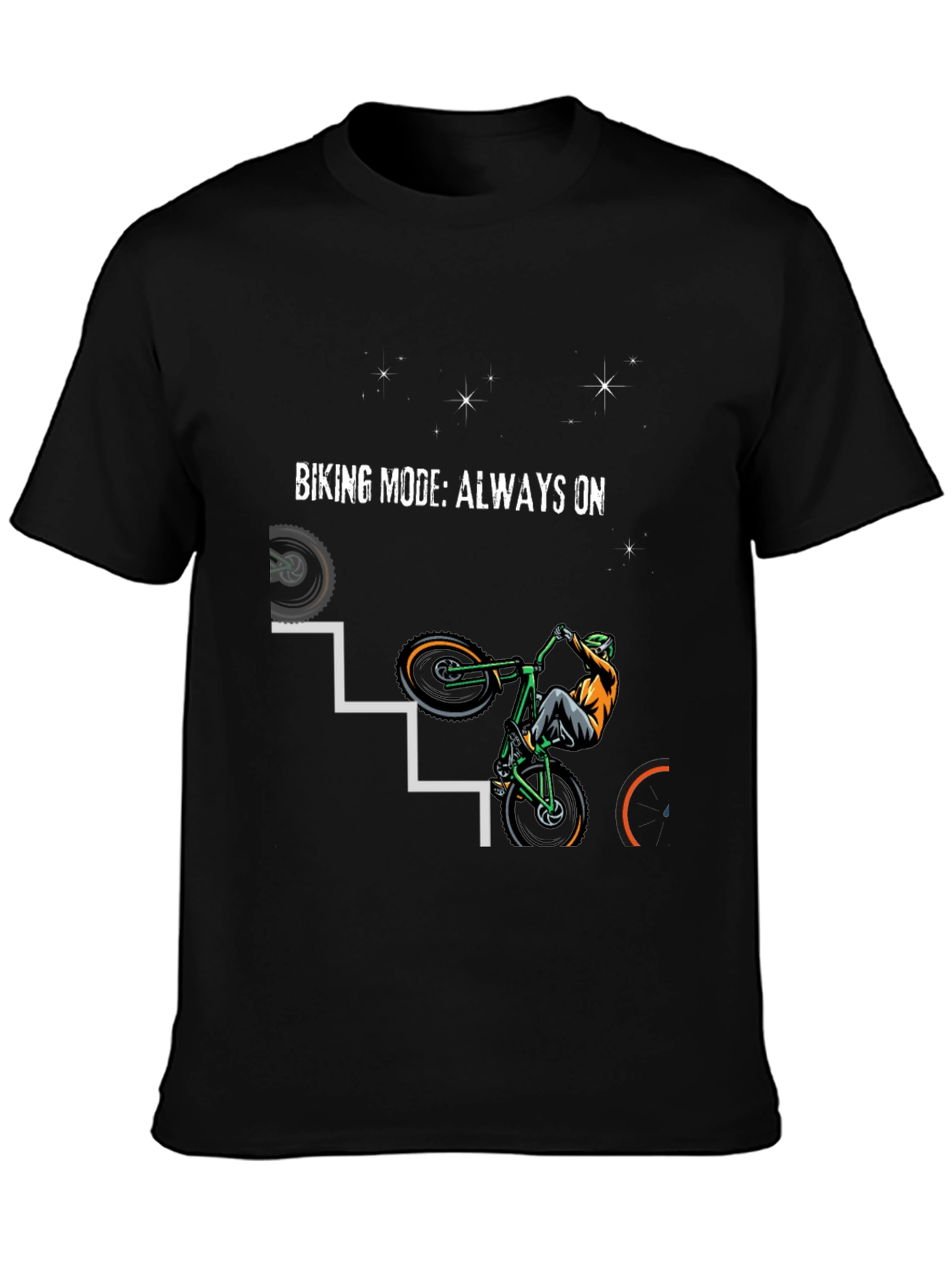 Biking Mode Always On Graphic Tee