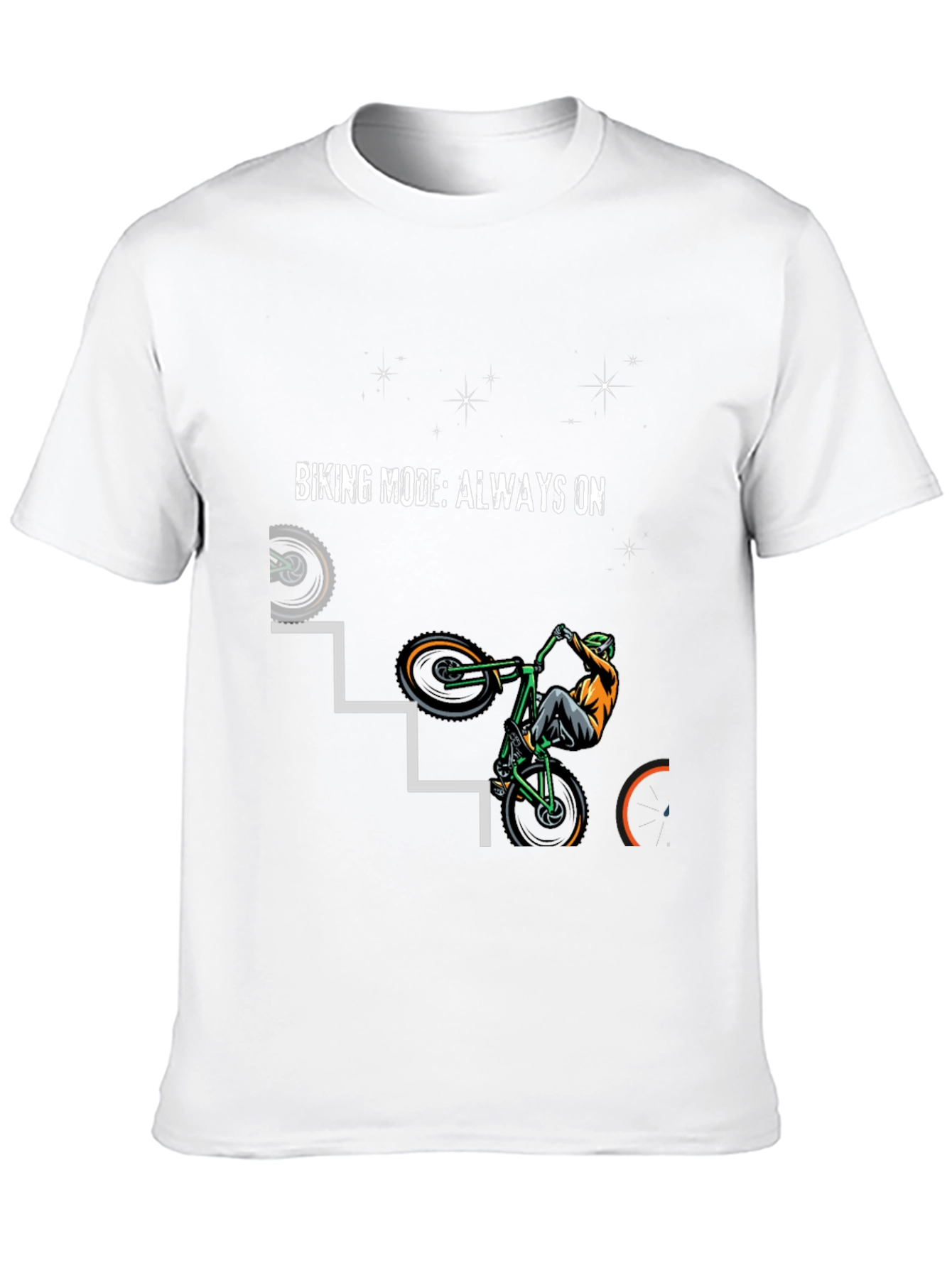 Biking Mode Always On Graphic Tee