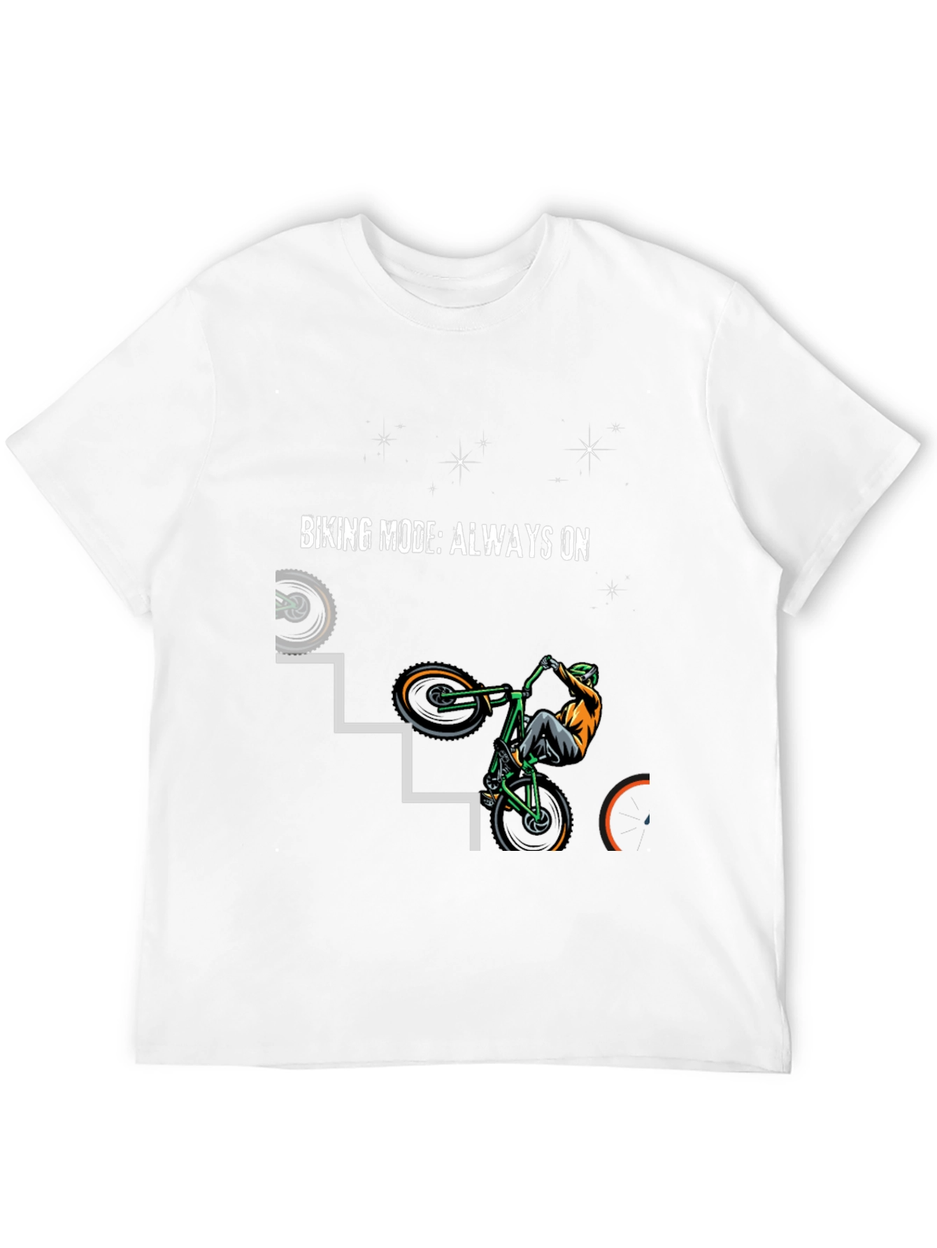 Biking Mode Always On Graphic Tee