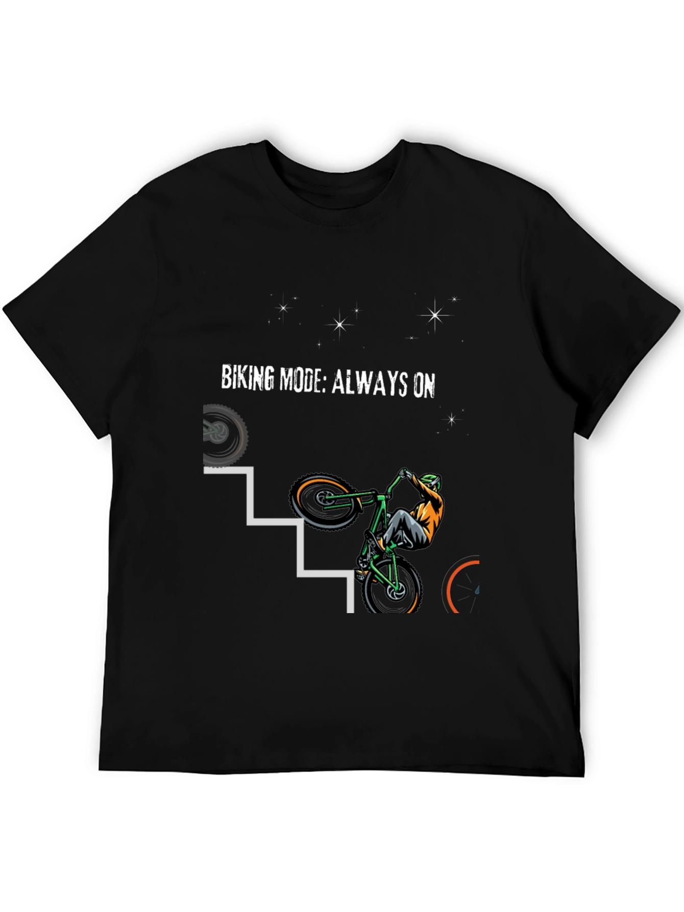 Biking Mode Always On Graphic Tee