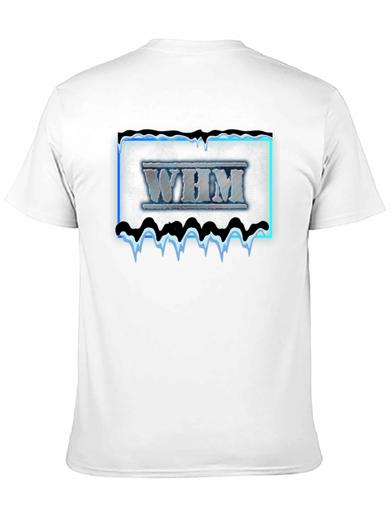 WHM Graphic Tee - Ice Design Black T-Shirt