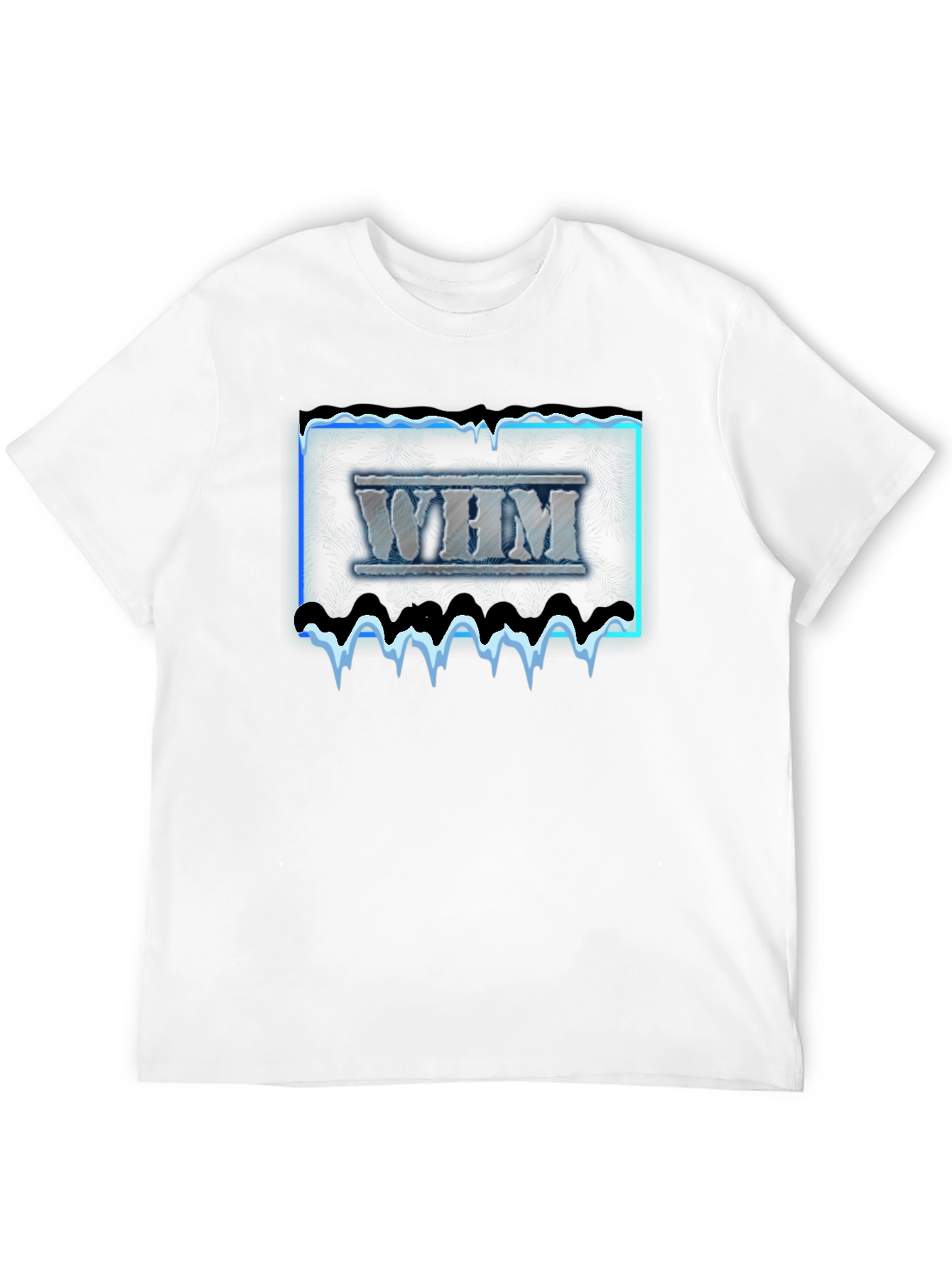 WHM Graphic Tee - Ice Design Black T-Shirt