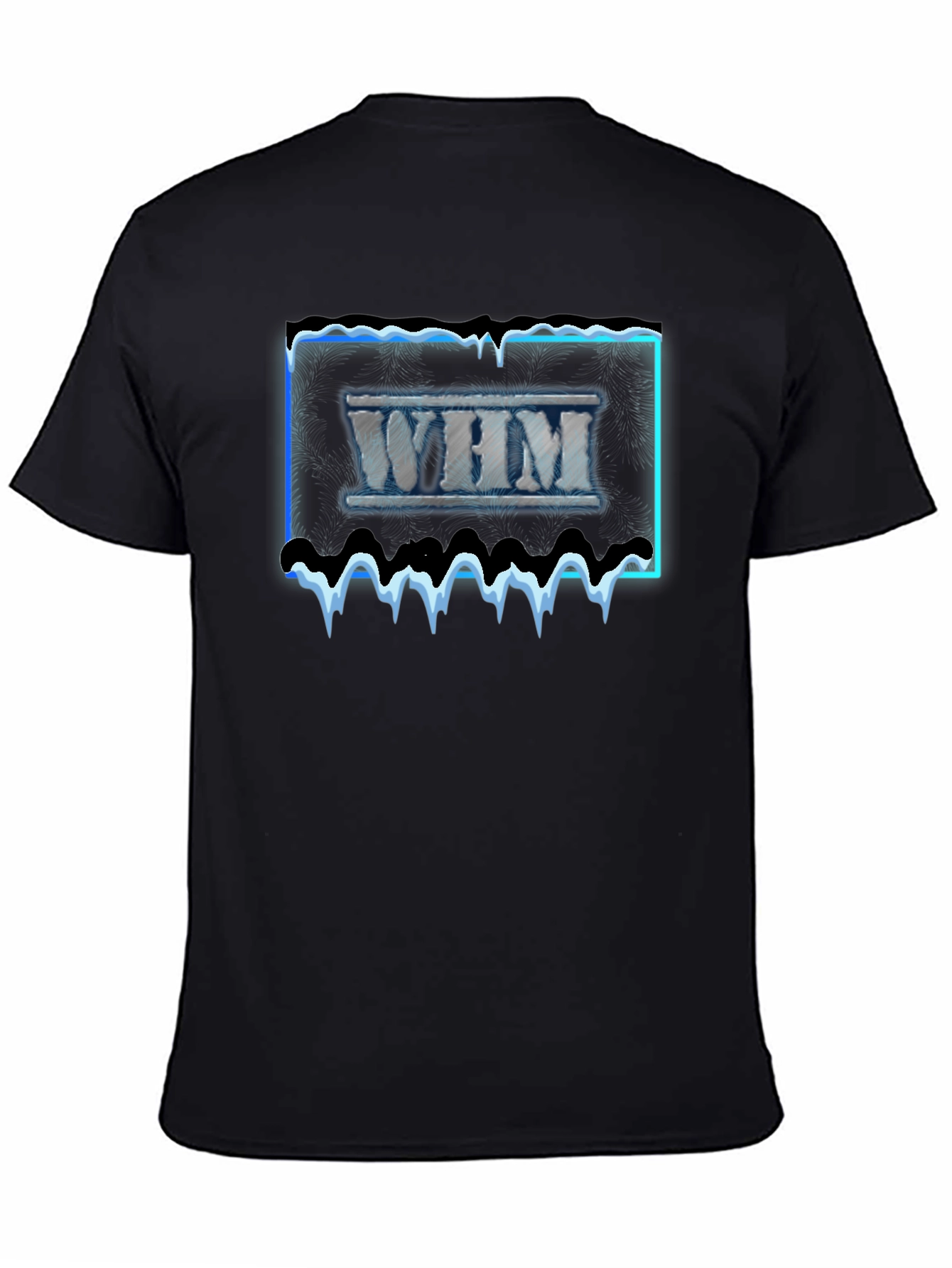 WHM Graphic Tee - Ice Design Black T-Shirt