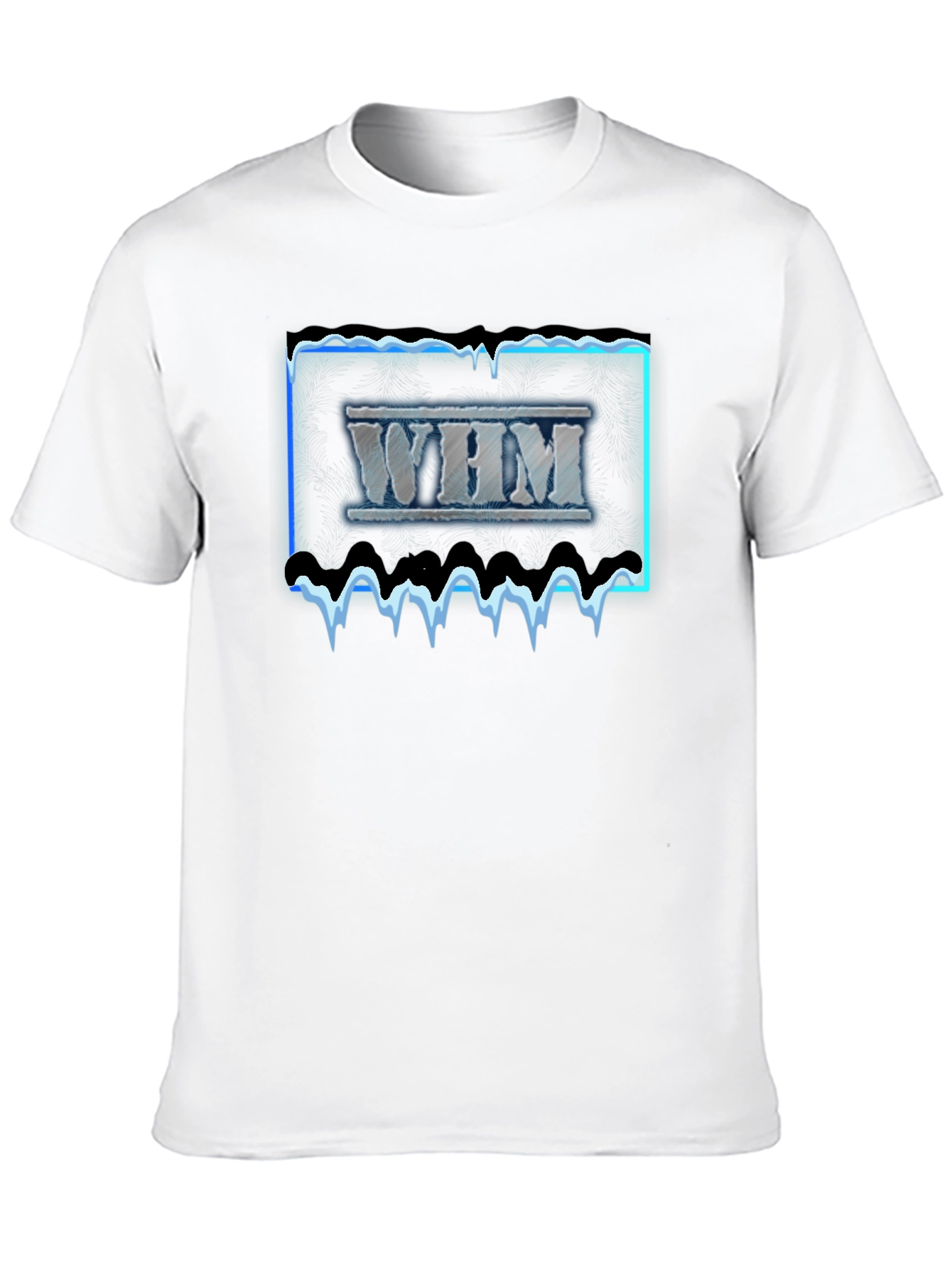 WHM Graphic Tee - Ice Design Black T-Shirt