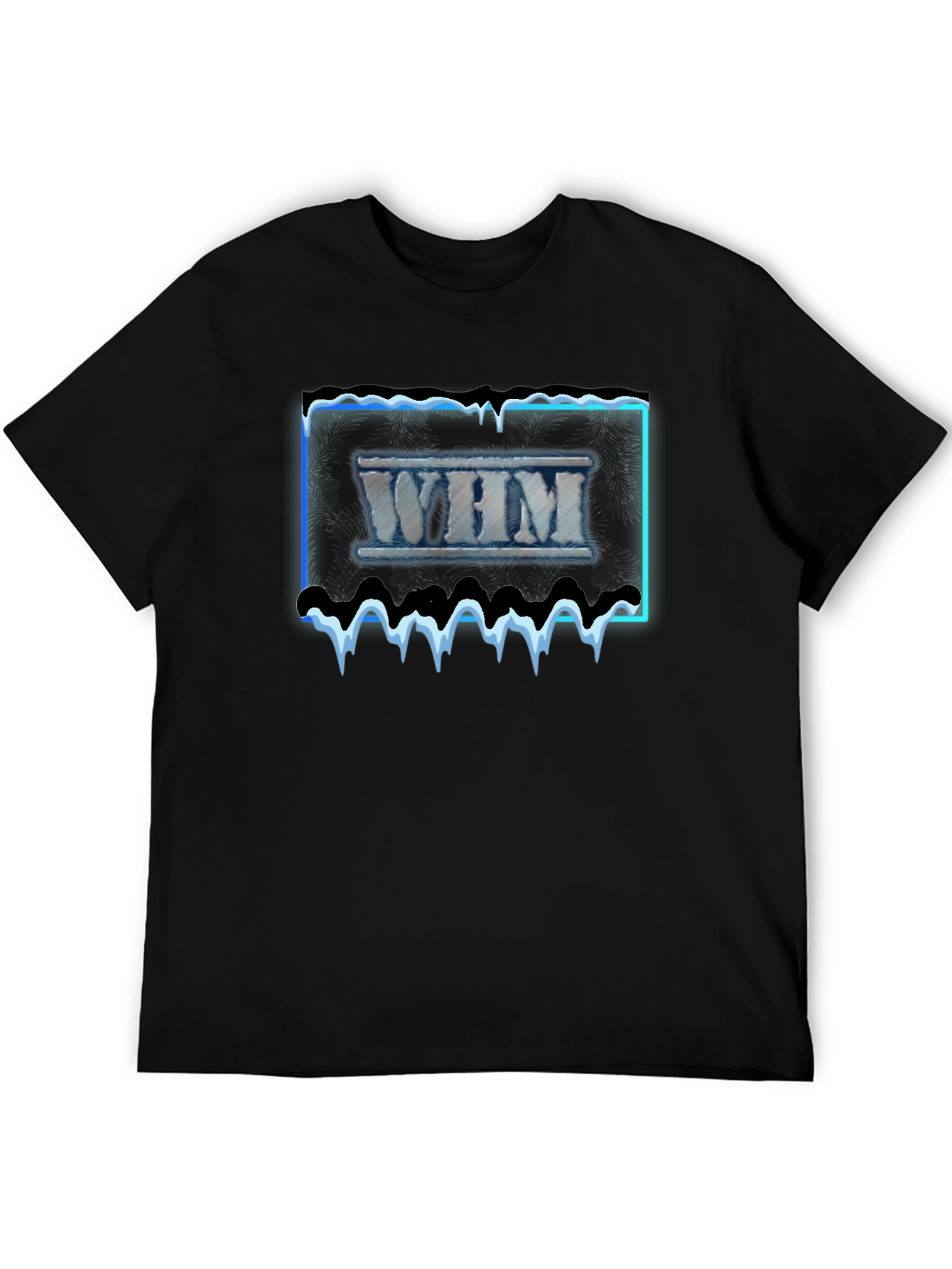 WHM Graphic Tee - Ice Design Black T-Shirt