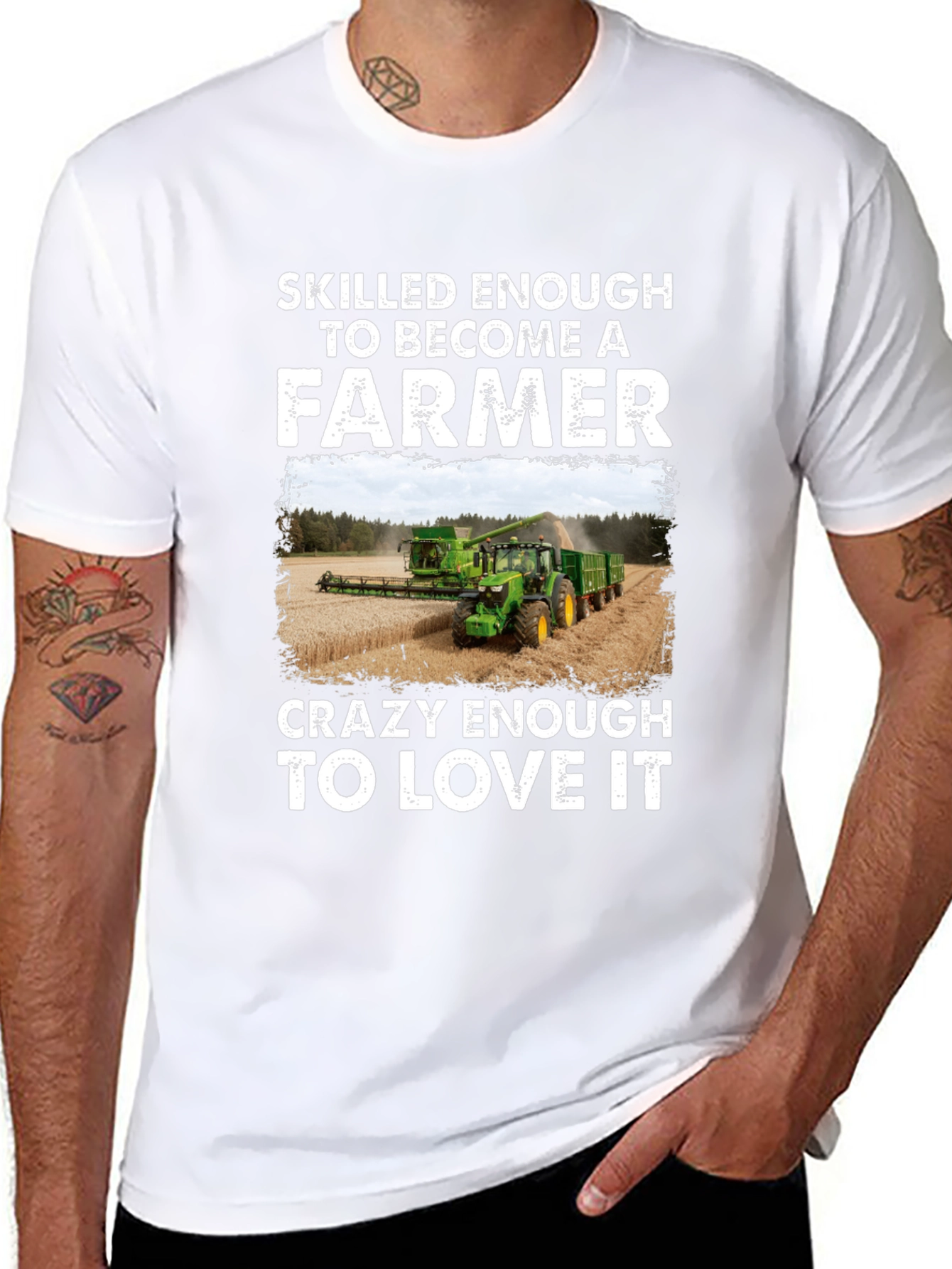 Skilled Farmer Graphic T-Shirt - Farm Life Tee