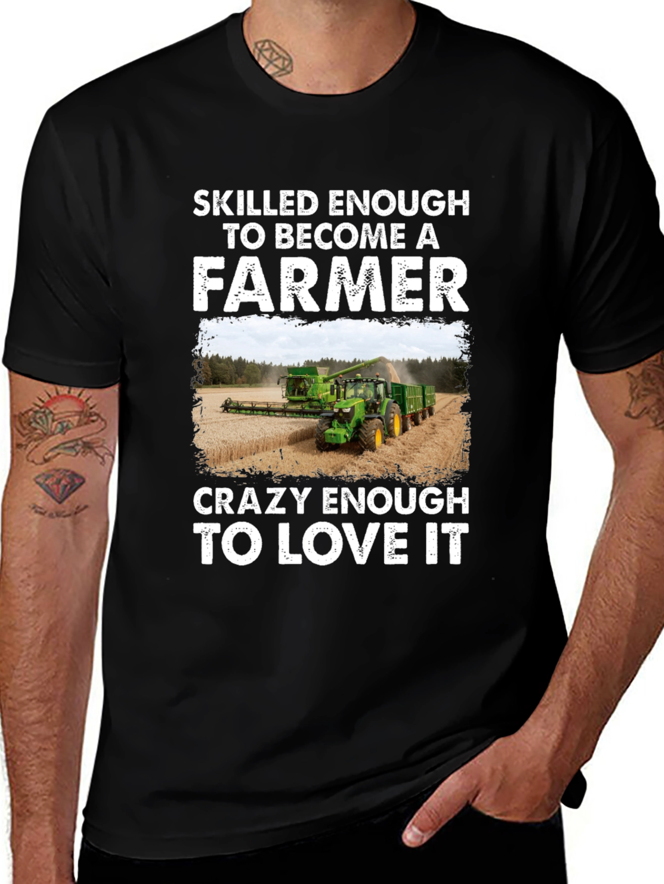 Skilled Farmer Graphic T-Shirt - Farm Life Tee