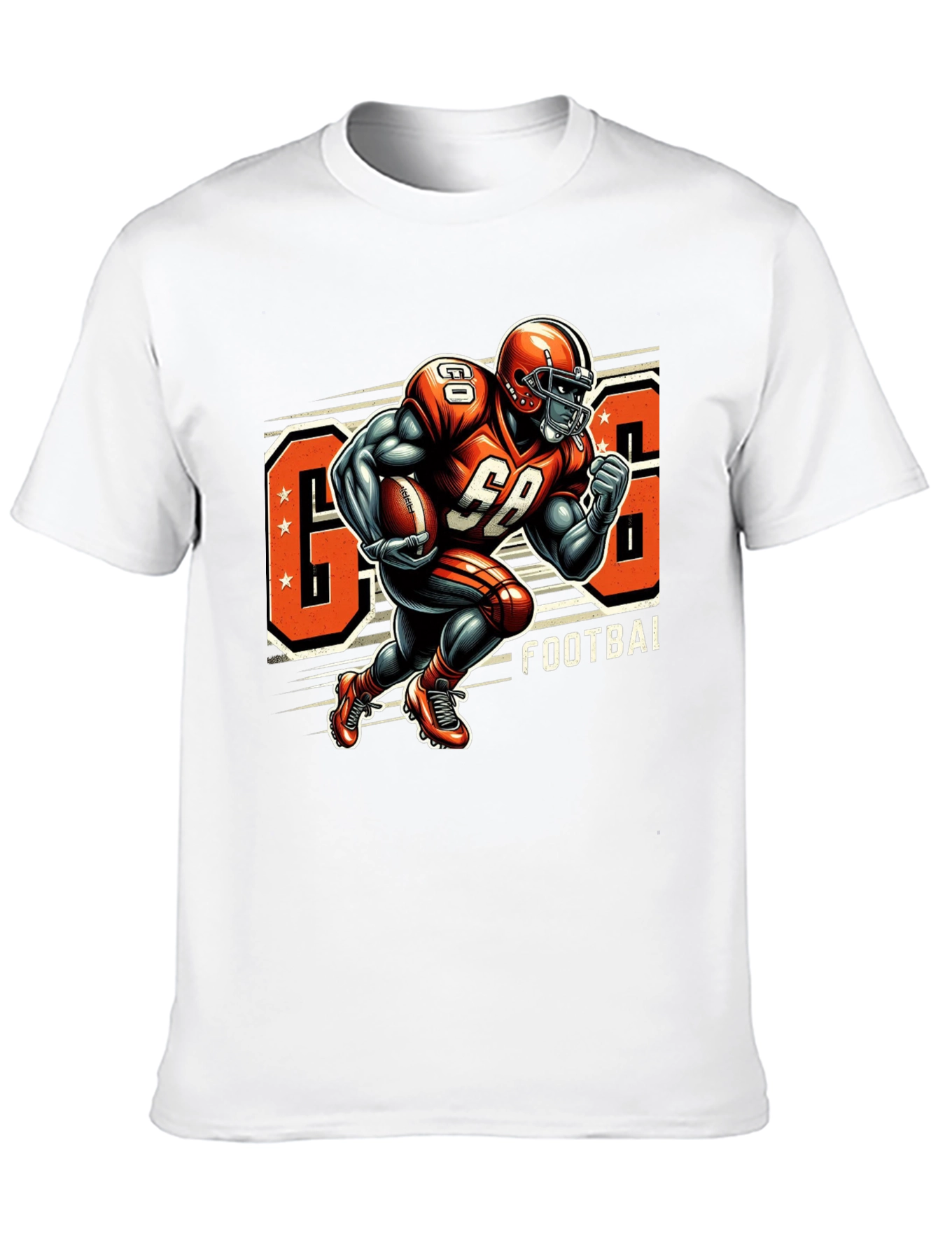 Football Player Graphic Tee