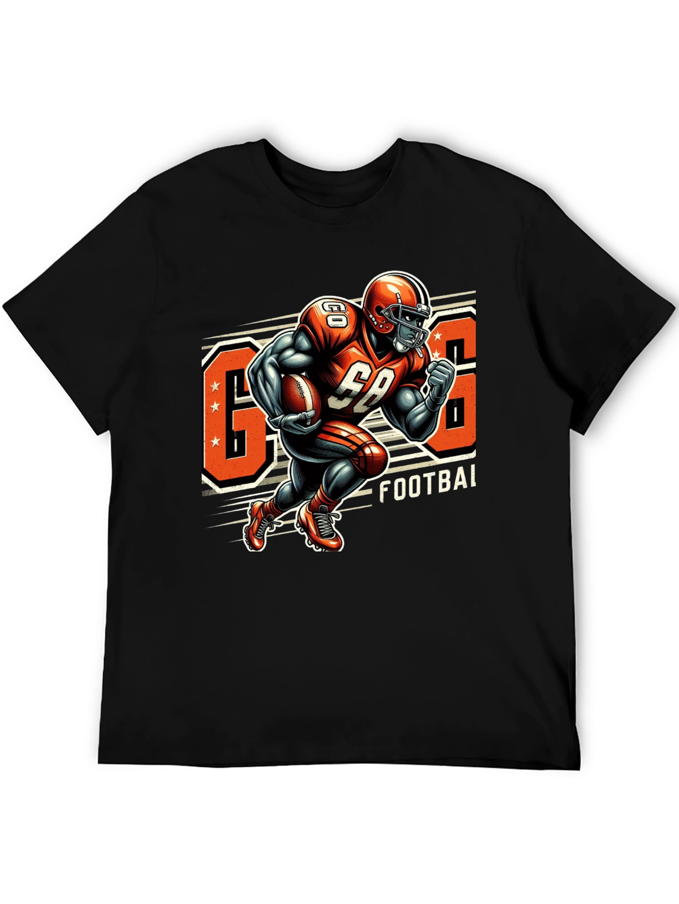 Football Player Graphic Tee