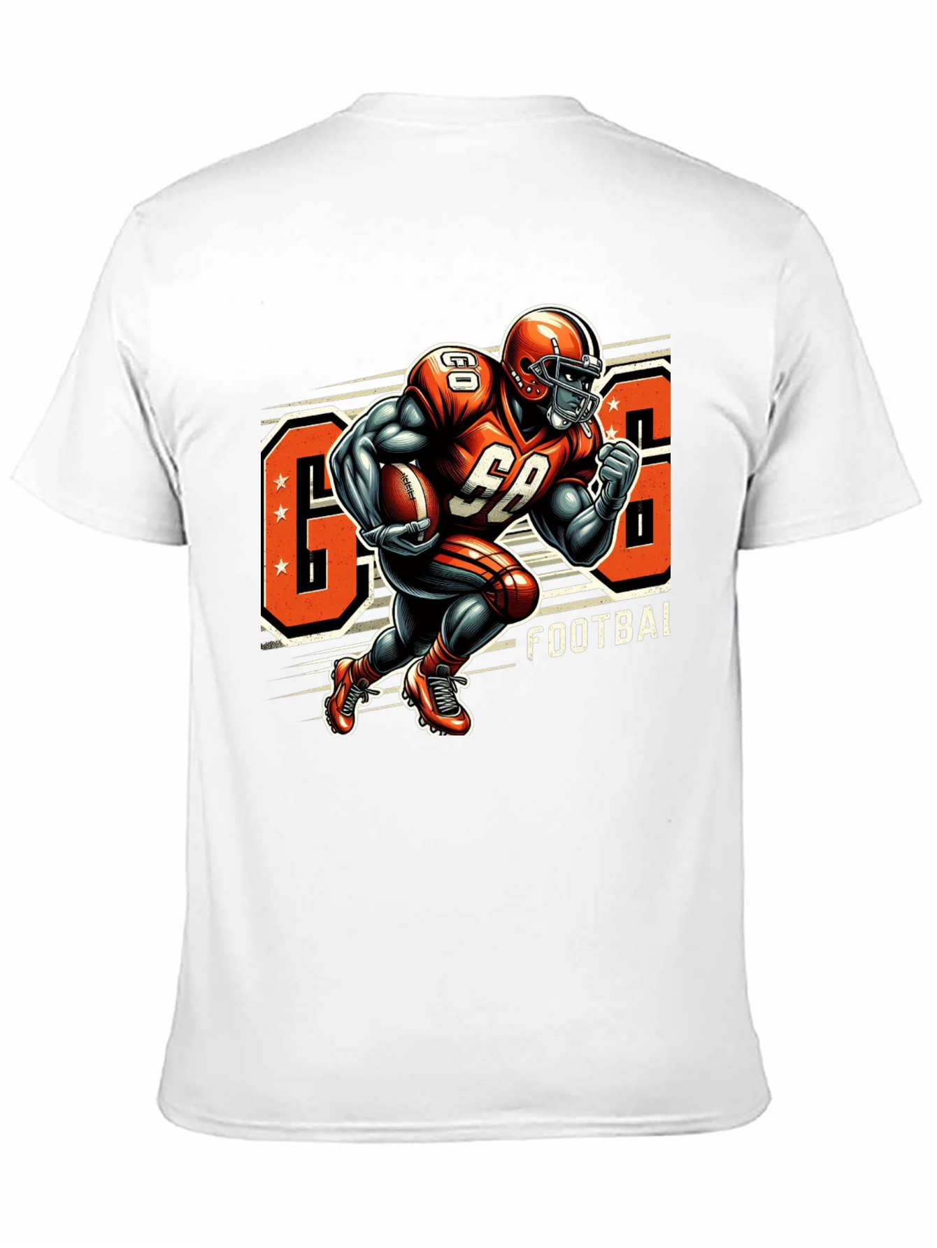 Football Player Graphic Tee
