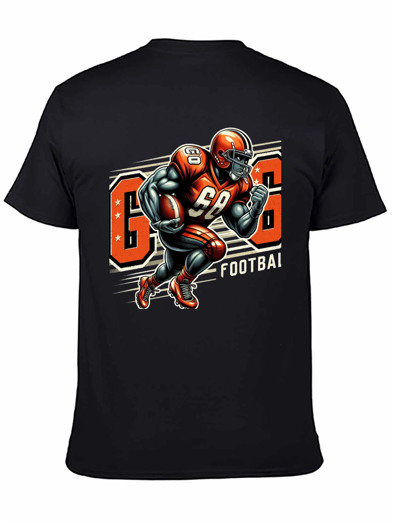 Football Player Graphic Tee