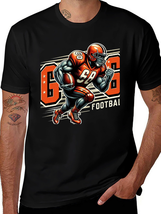 Football Player Graphic Tee