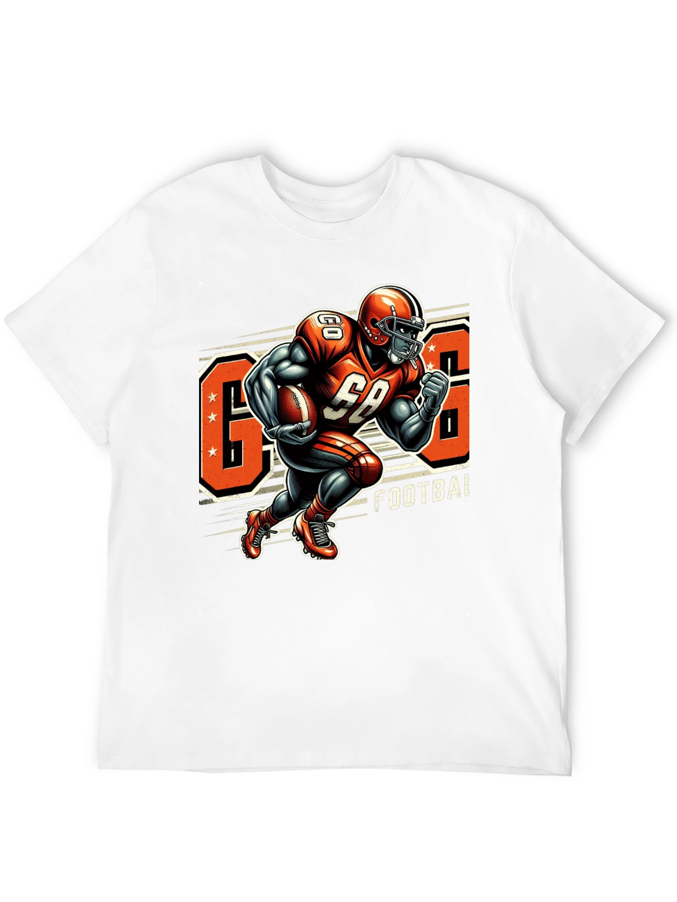 Football Player Graphic Tee