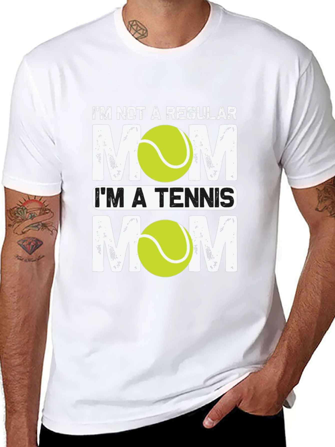 Tennis Mom Graphic T-Shirt - Unique Design