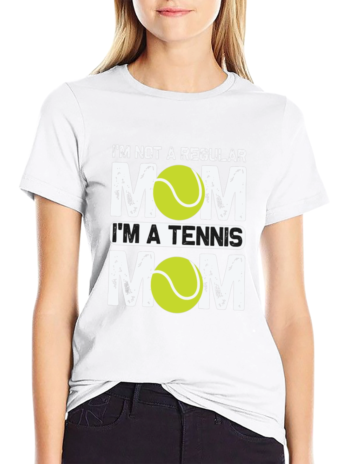 Tennis Mom Graphic T-Shirt - Unique Design