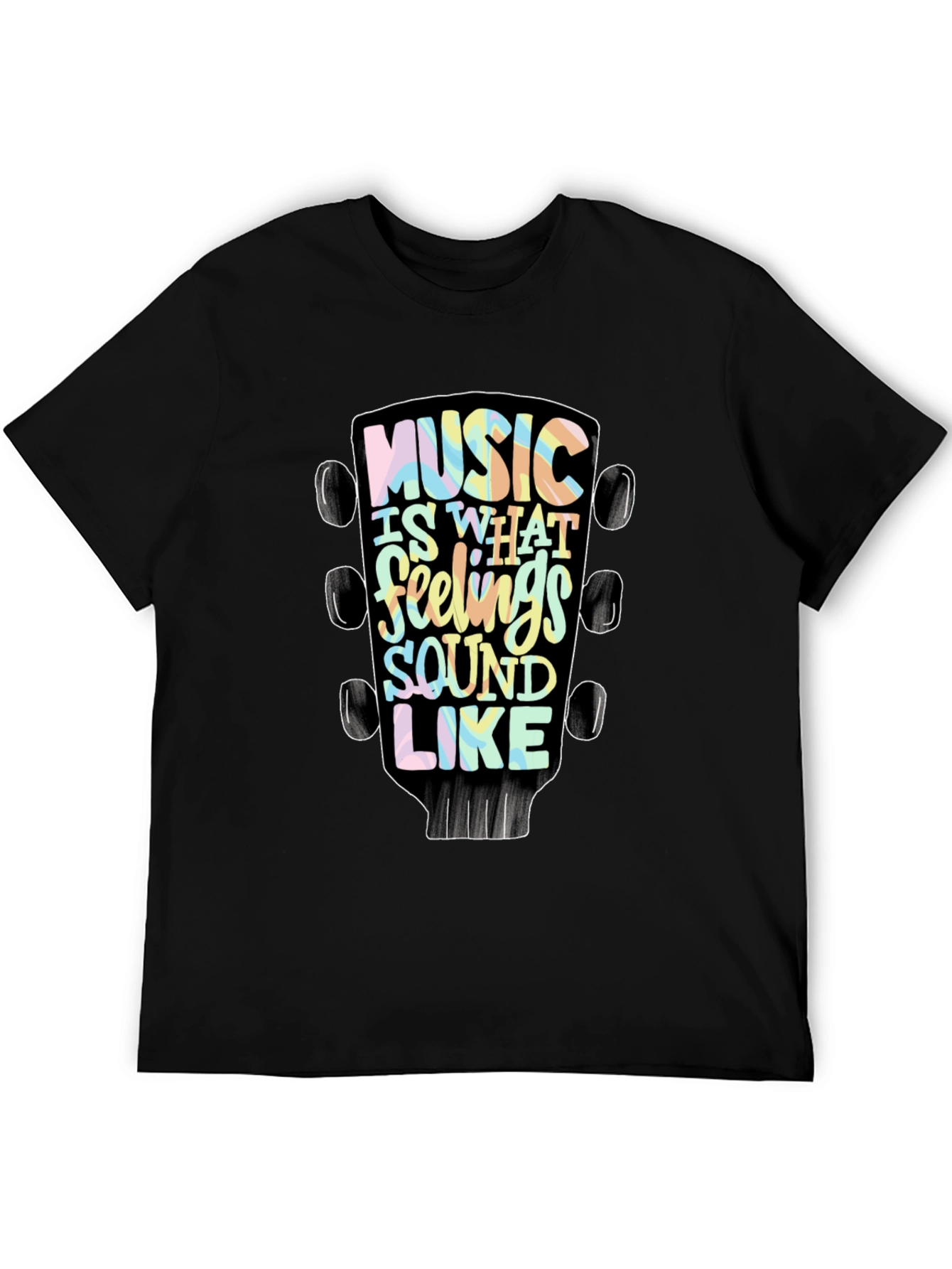 Music is What Feelings Sound Like Graphic T-Shirt