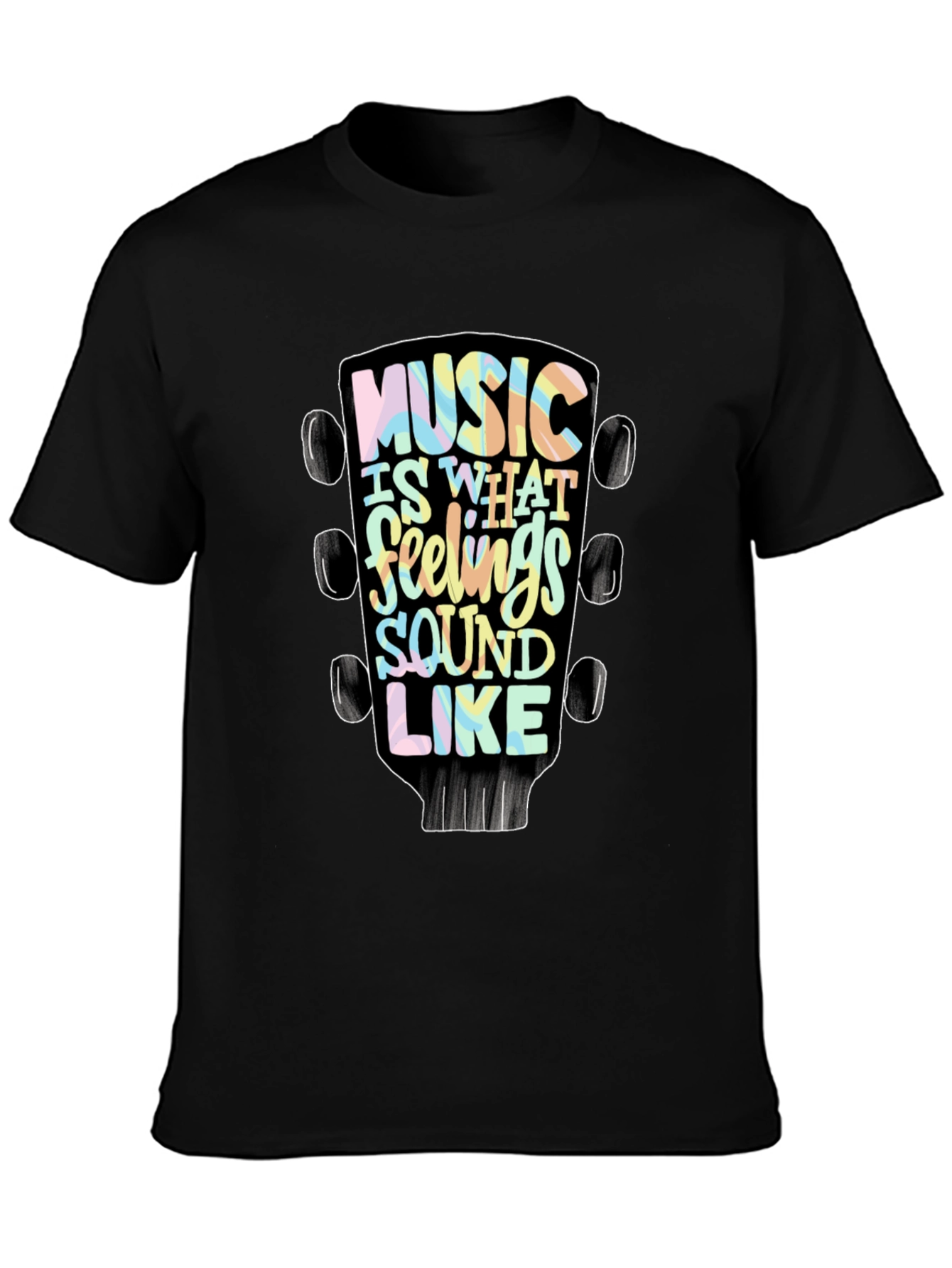 Music is What Feelings Sound Like Graphic T-Shirt