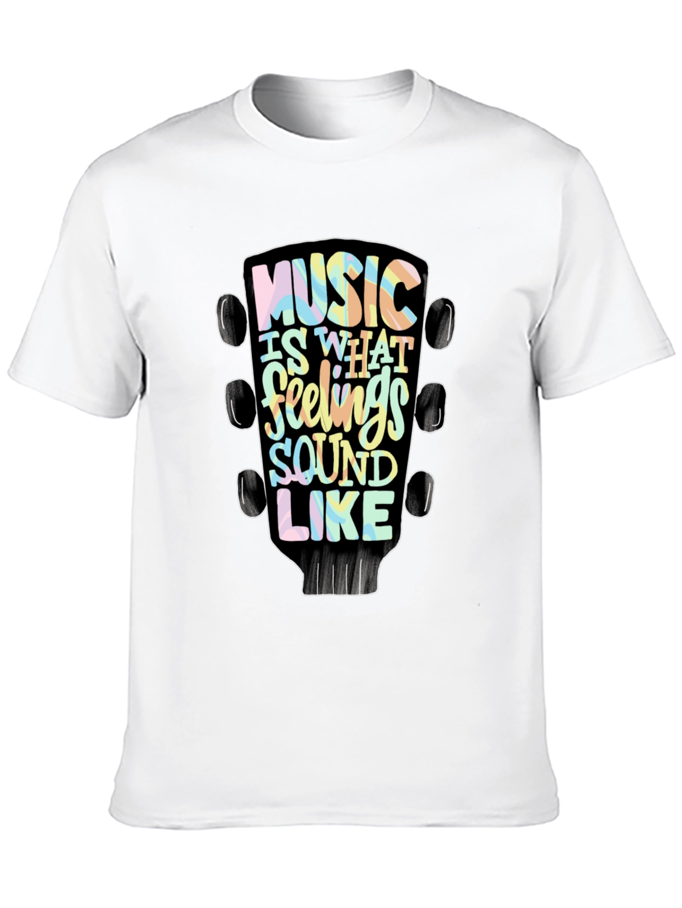 Music is What Feelings Sound Like Graphic T-Shirt