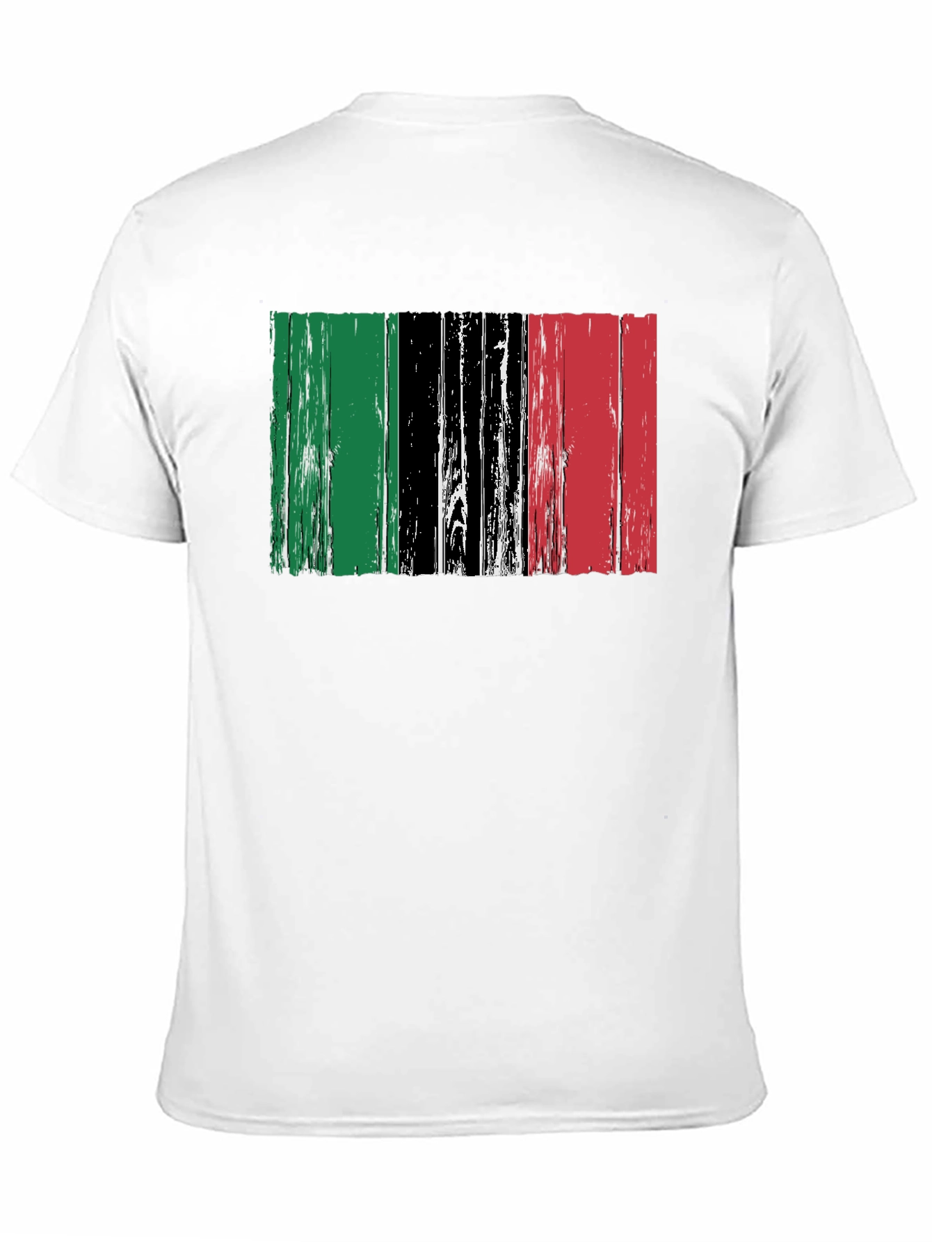 Distressed Pan-African Flag Graphic Tee