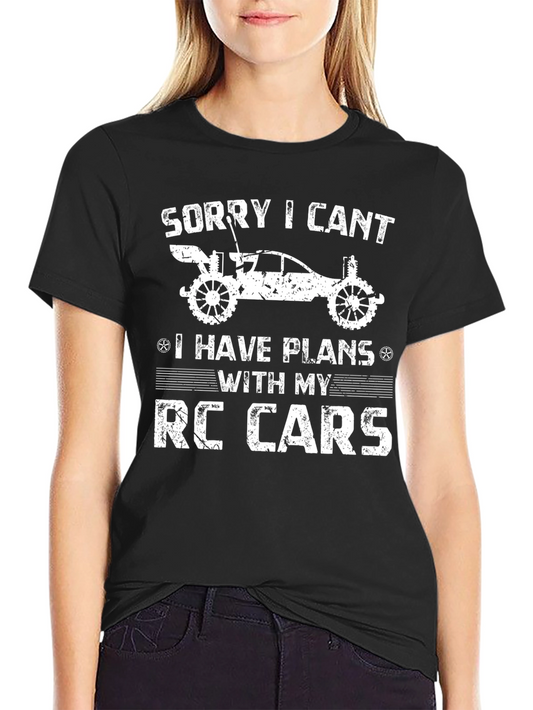 RC Cars Plans T-Shirt Hobbyist Racing Gift