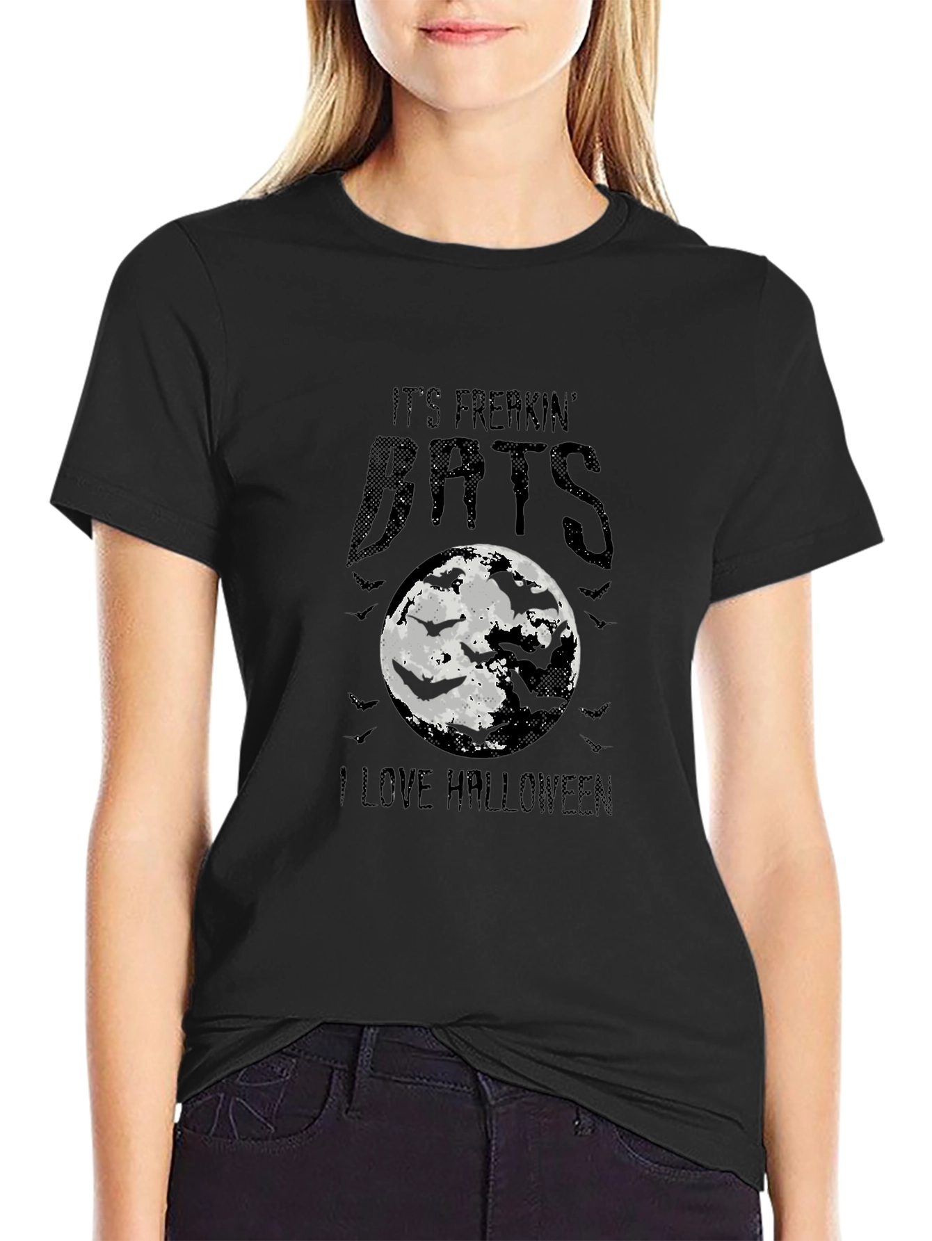 Its Freakin Bats T-Shirt Halloween Graphic Tee
